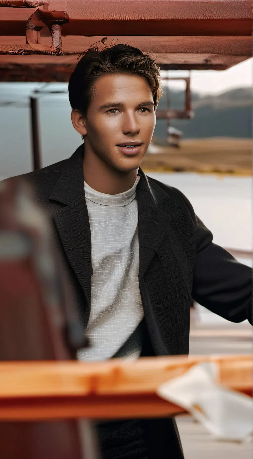 ai character: Jonathan Taylor  background