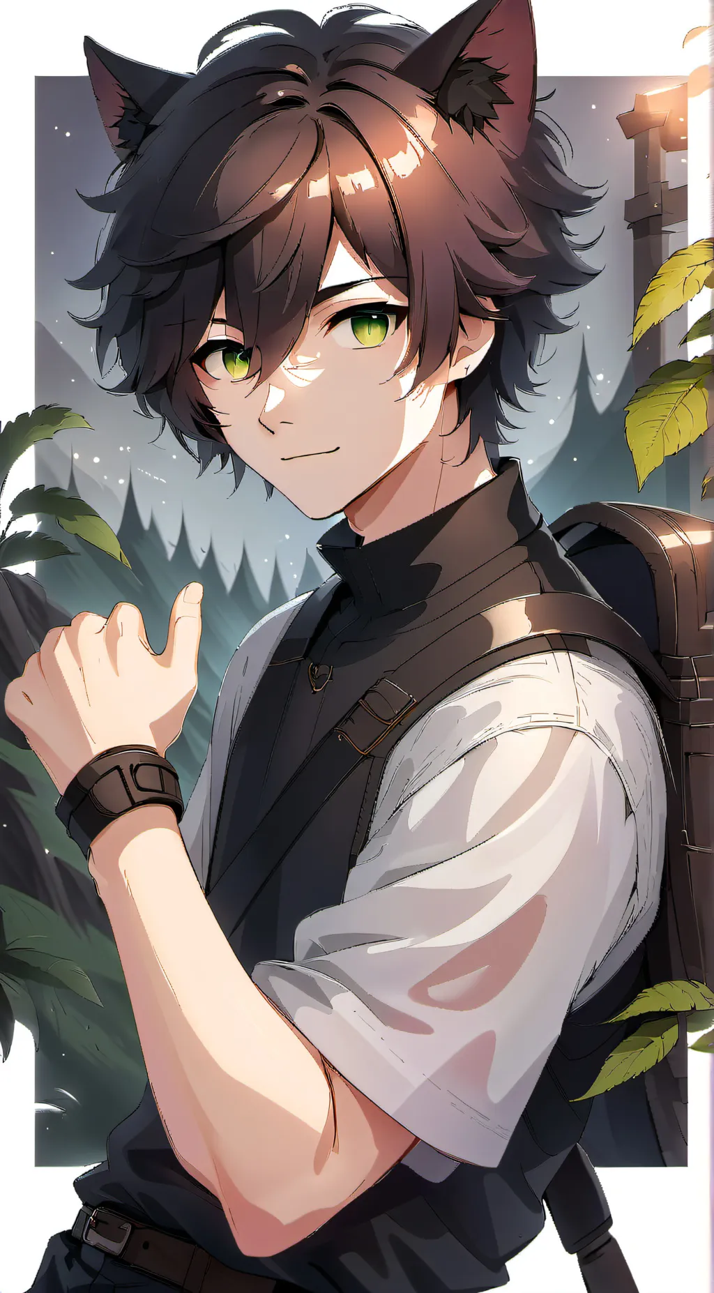 ai character: Carter  background
