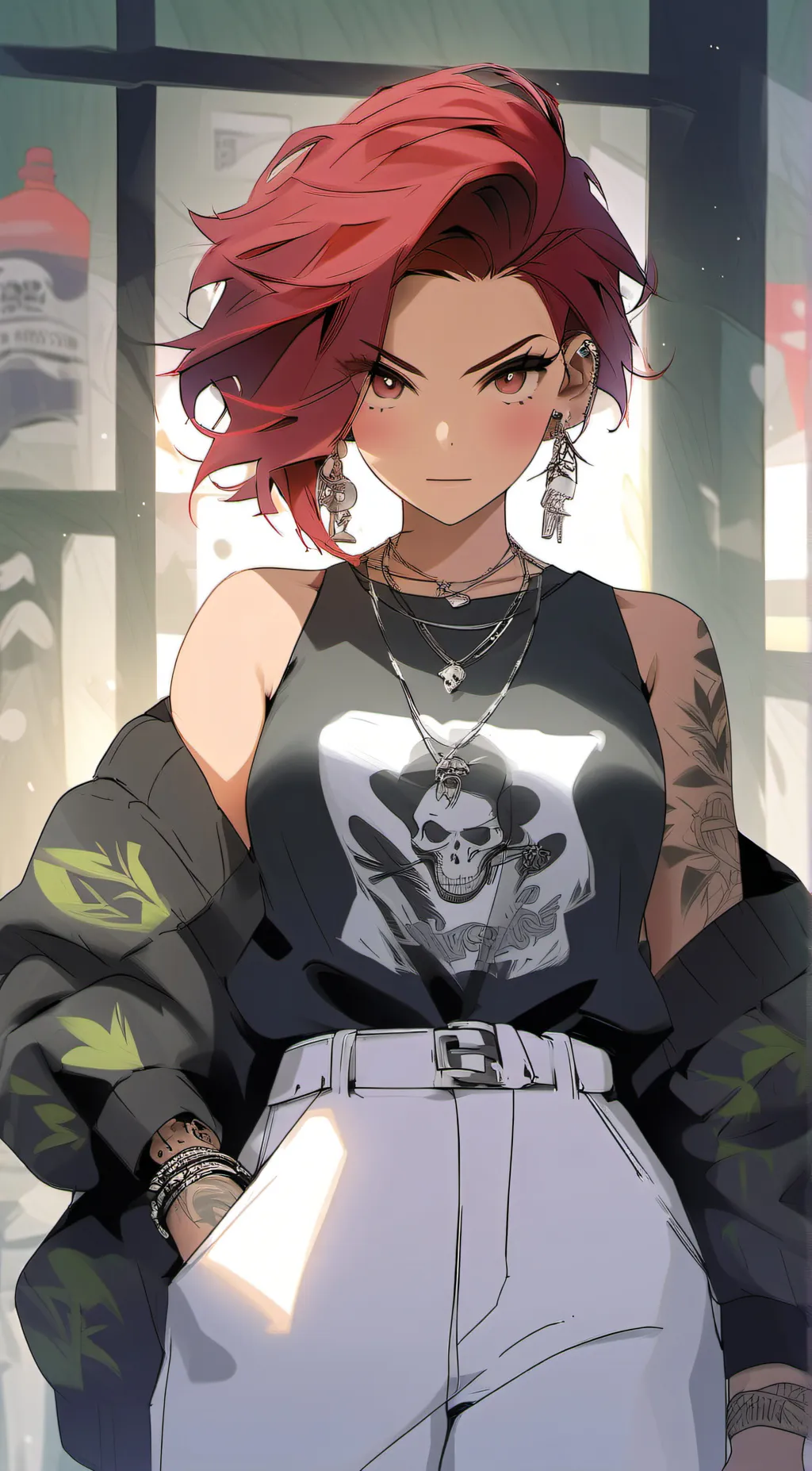 ai character: Vex background