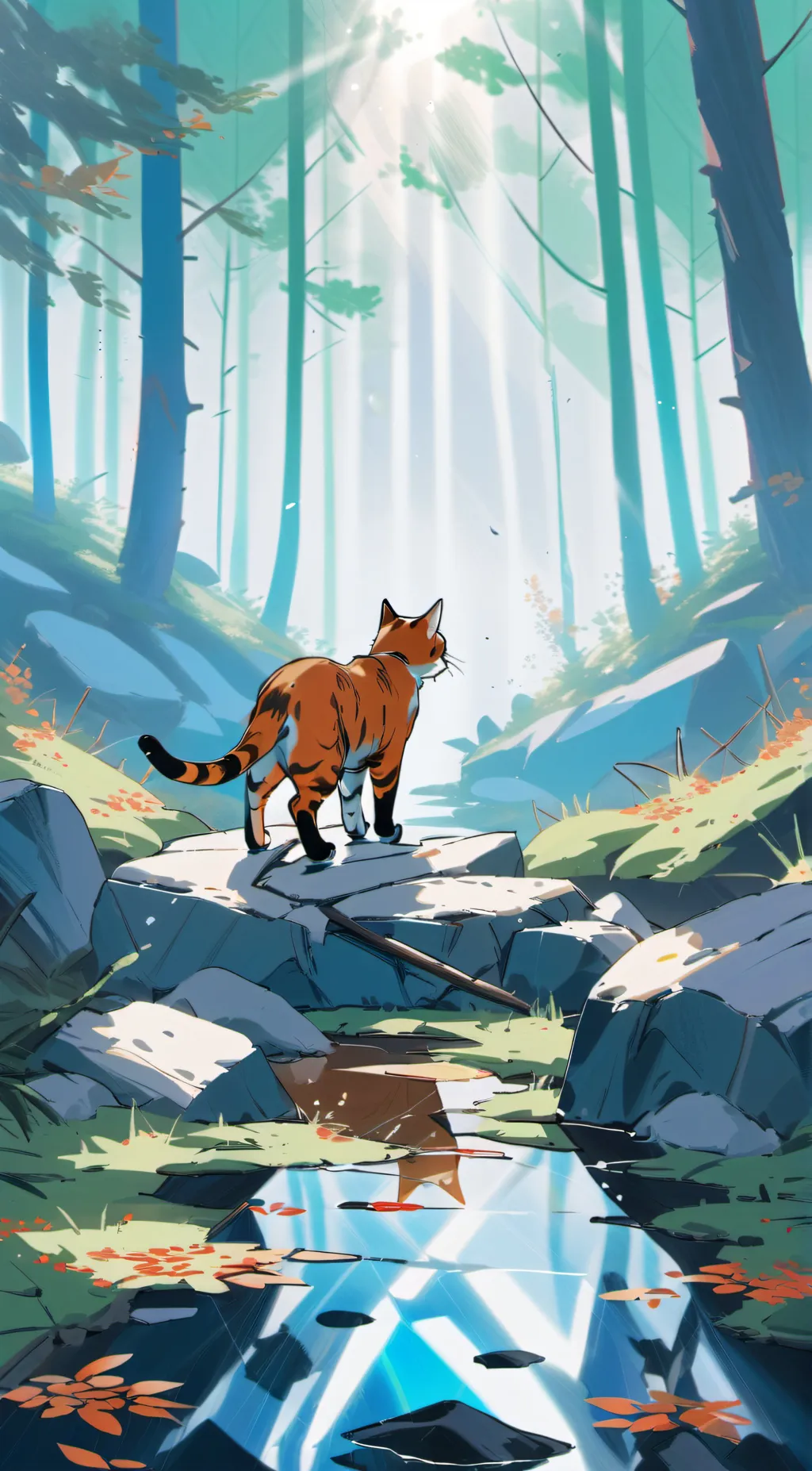 ai character: WARRIOR CATS background