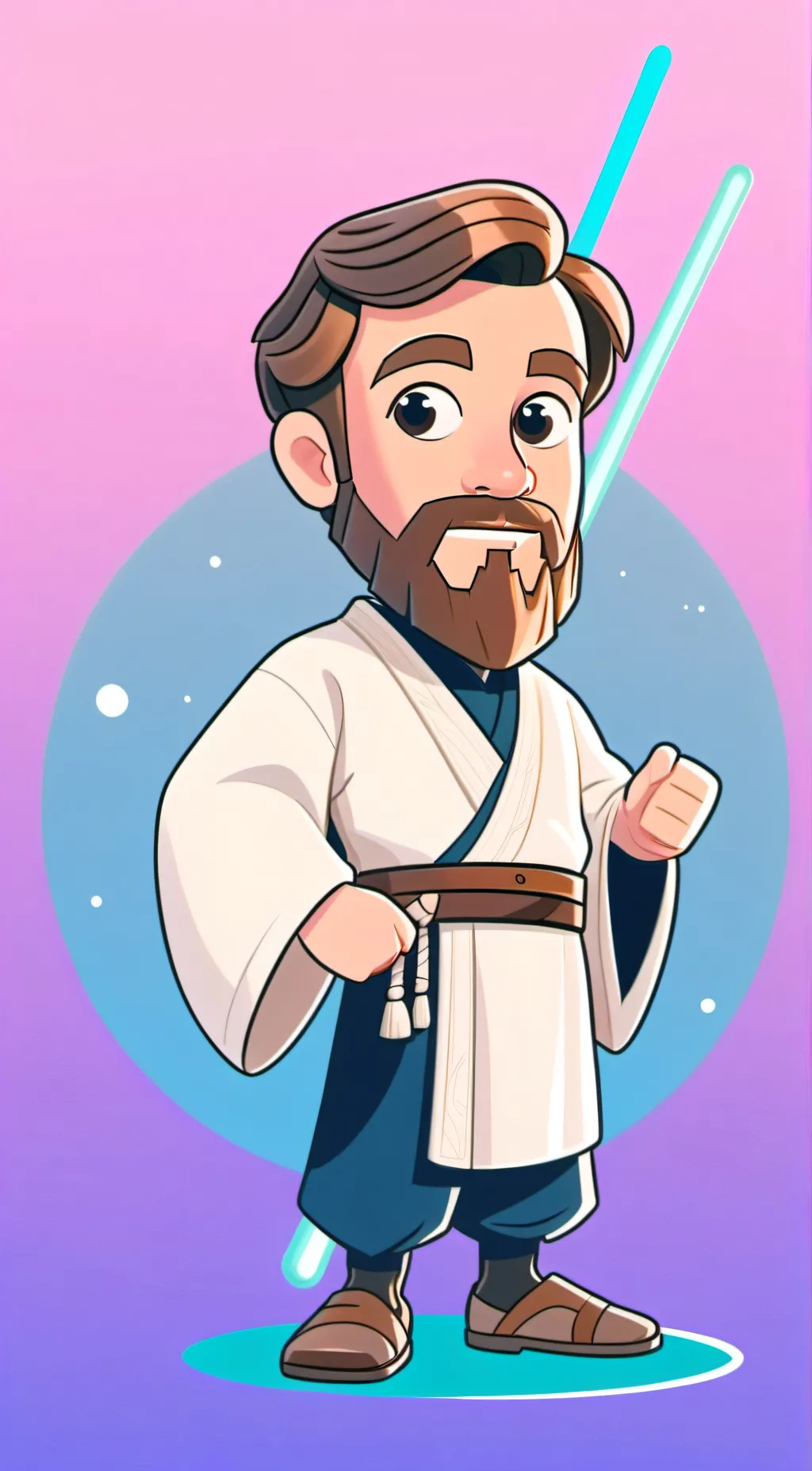 ai character: Obi-Wan Kenobi background