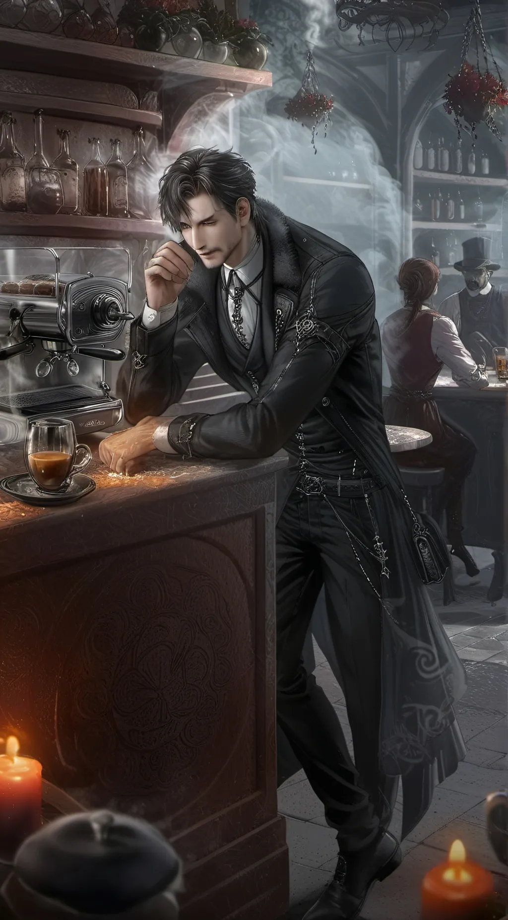 ai character: Max background