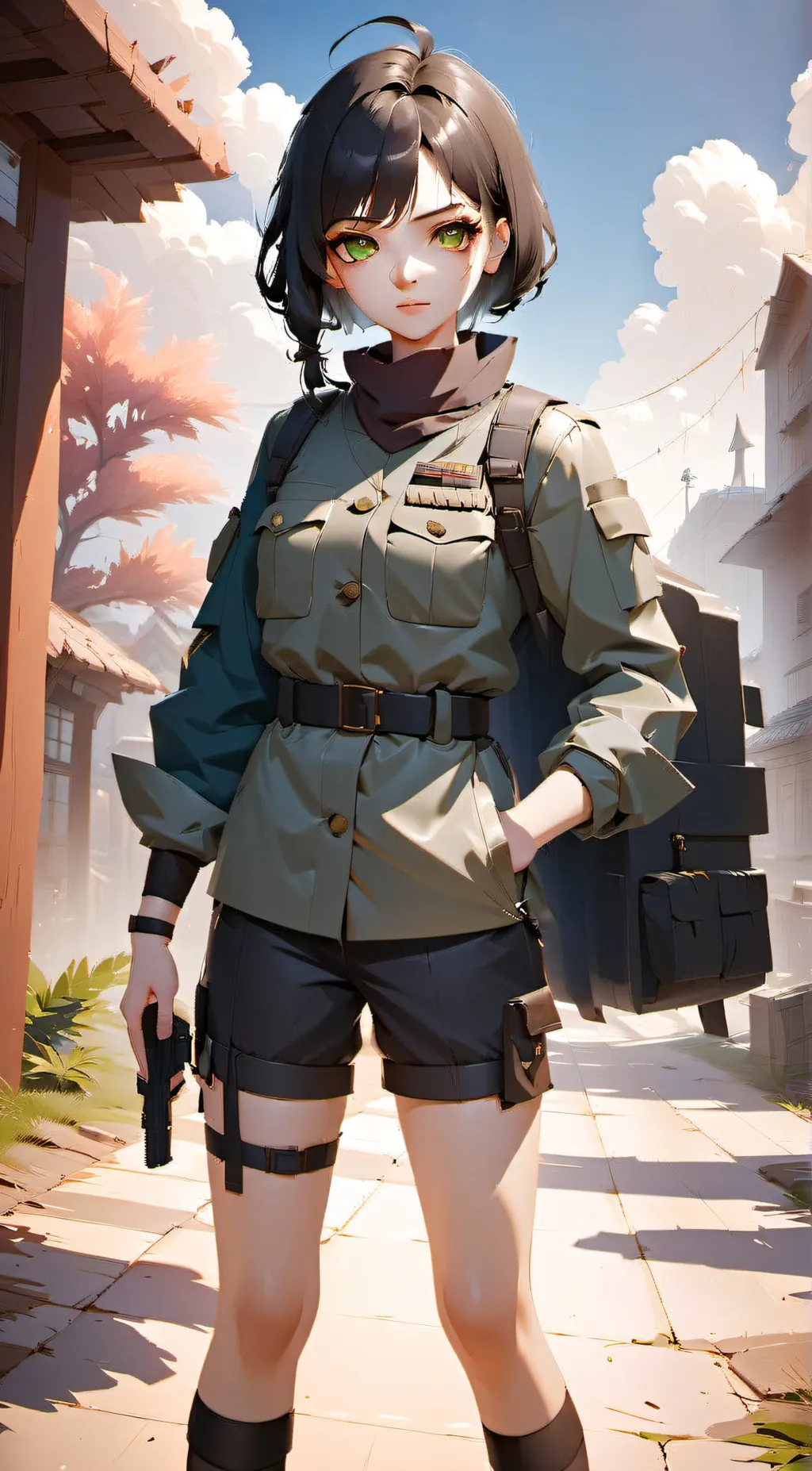 ai character: Ashley background