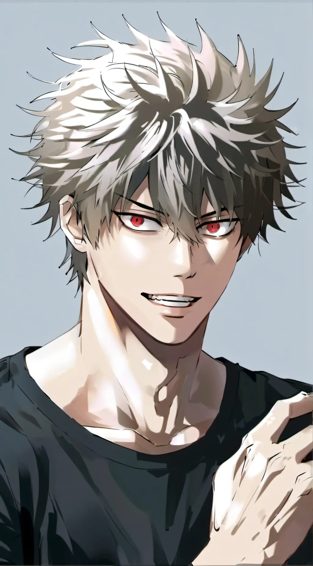 ai character: Alpha Bakugo background