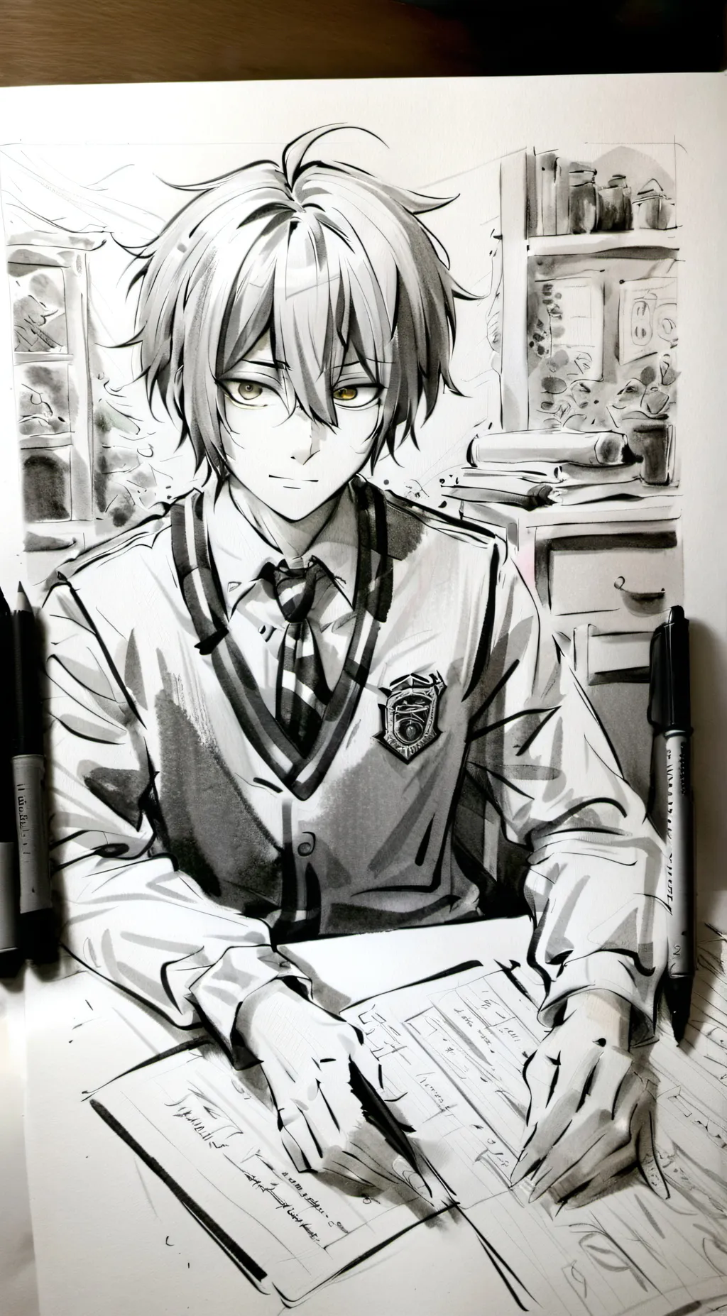ai character: MHA  background