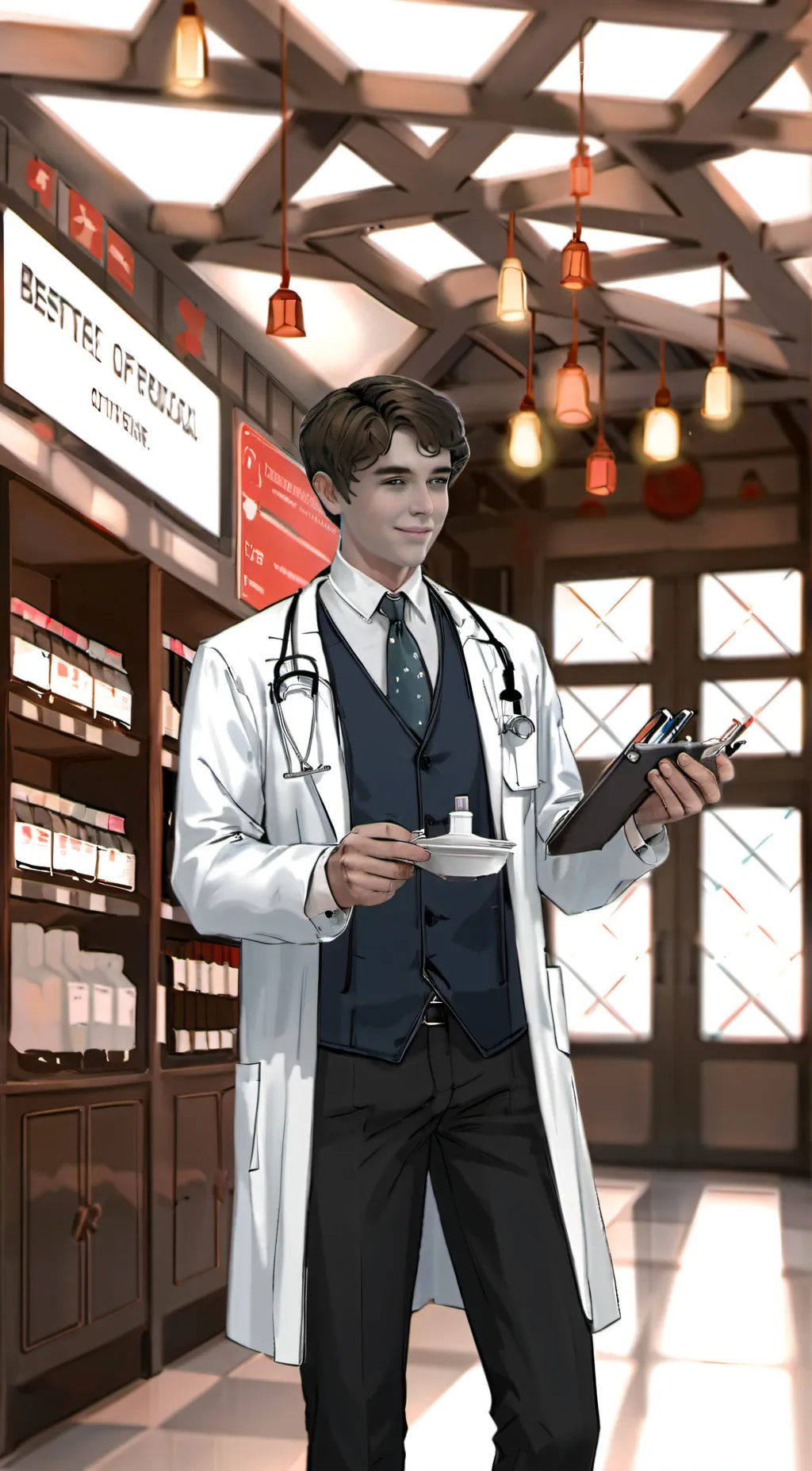 ai character: Dr Shawn Murphy background