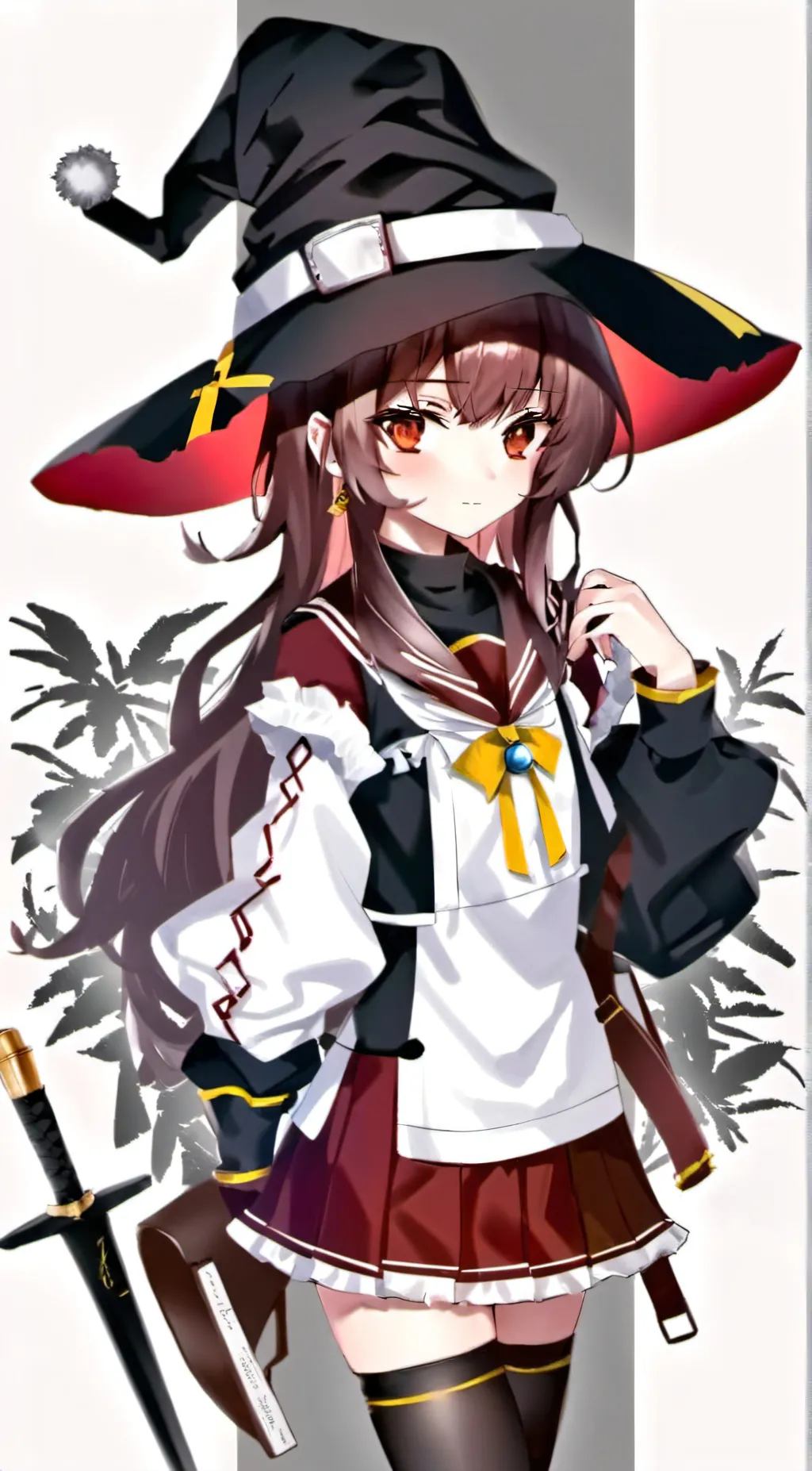 ai character: megumin  background