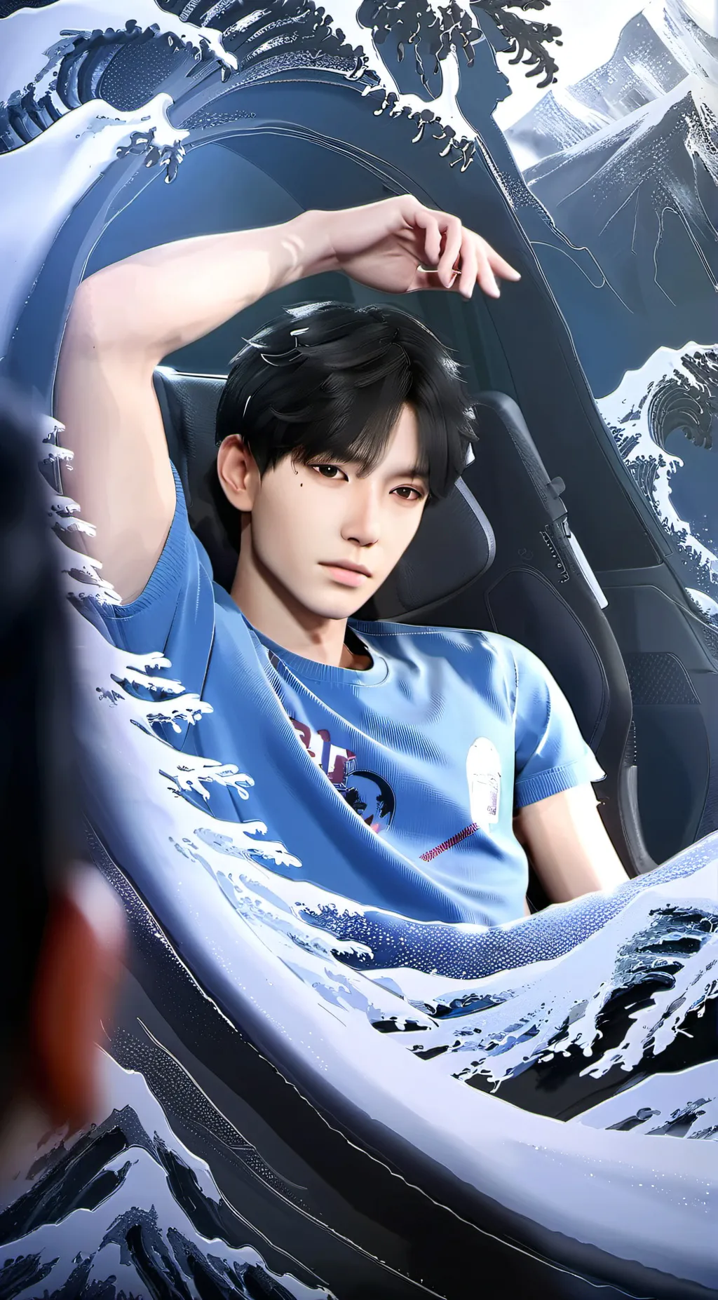 ai character: heeseung  background