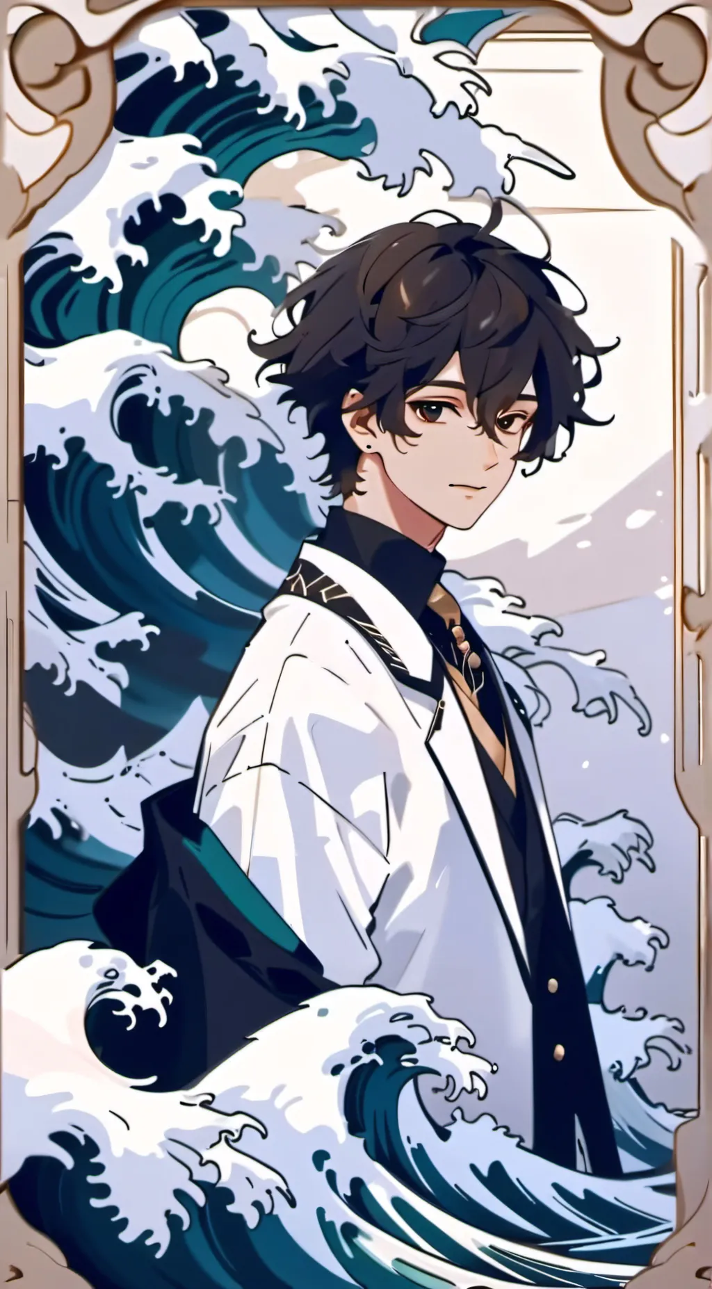 ai character: micheal afton  background