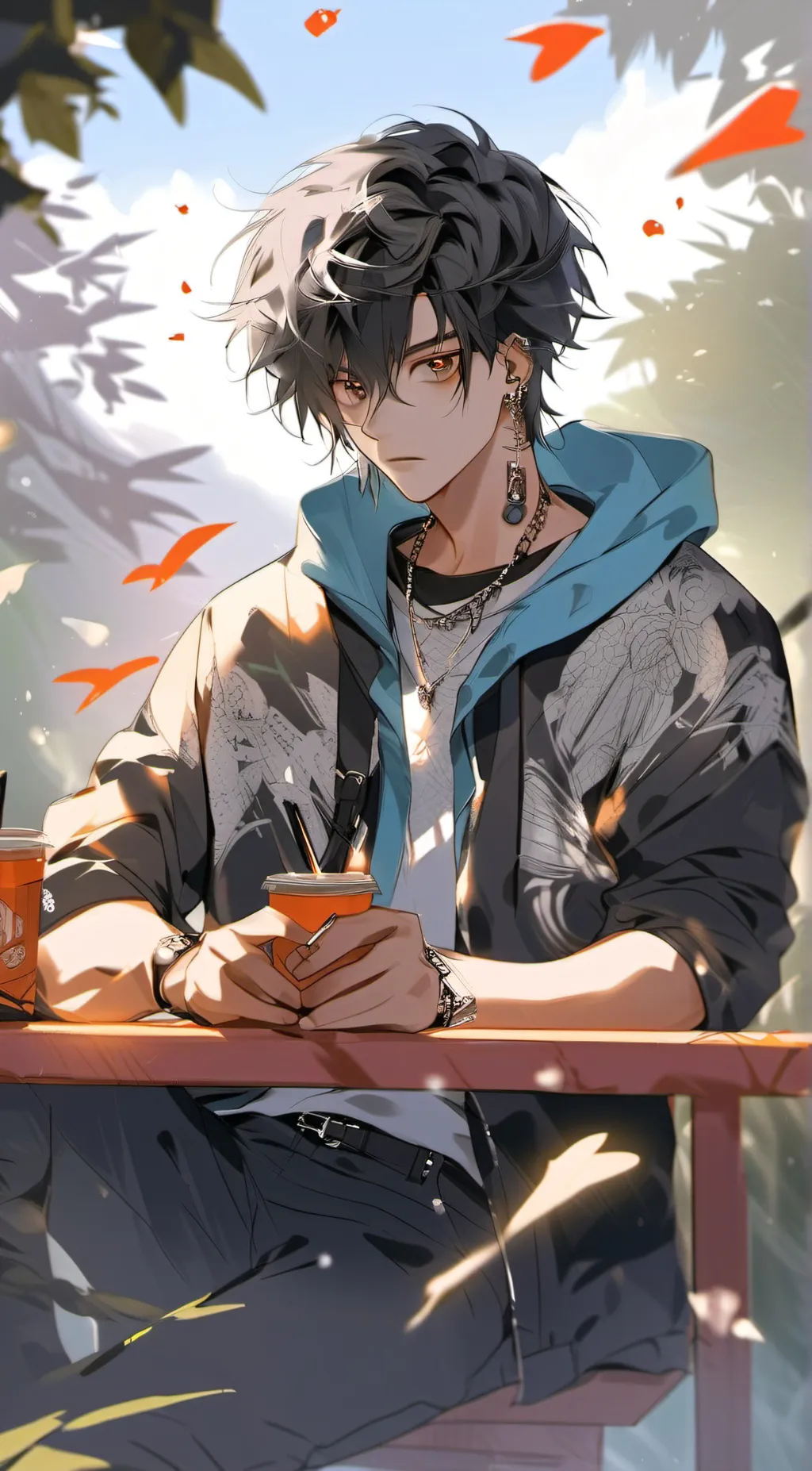 ai character: Hudson  background
