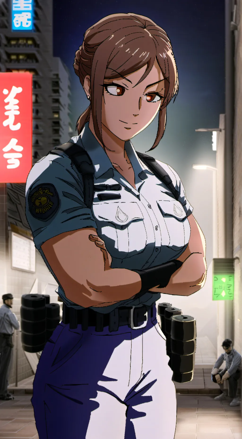 ai character: Officer Uehara background