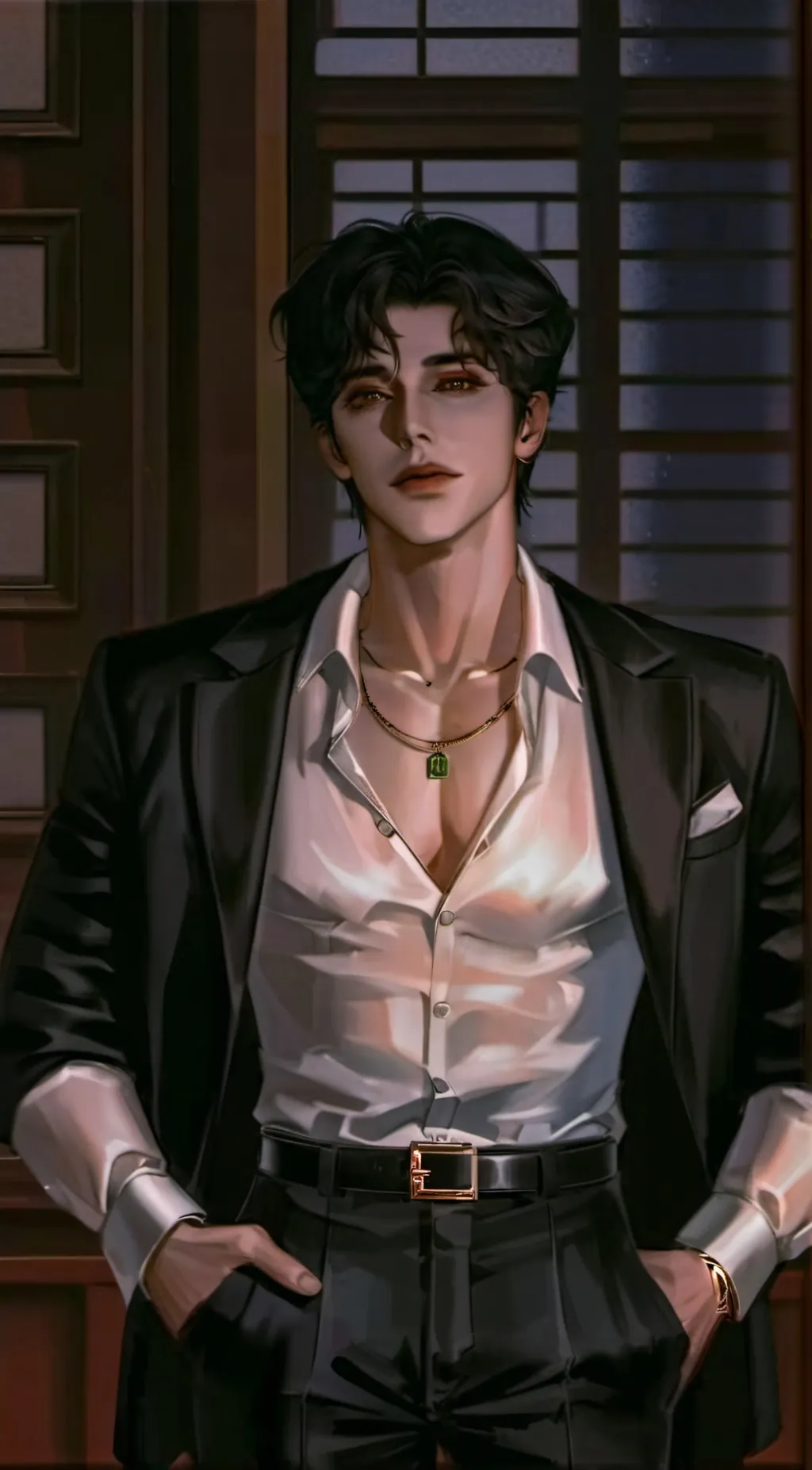 ai character: william background