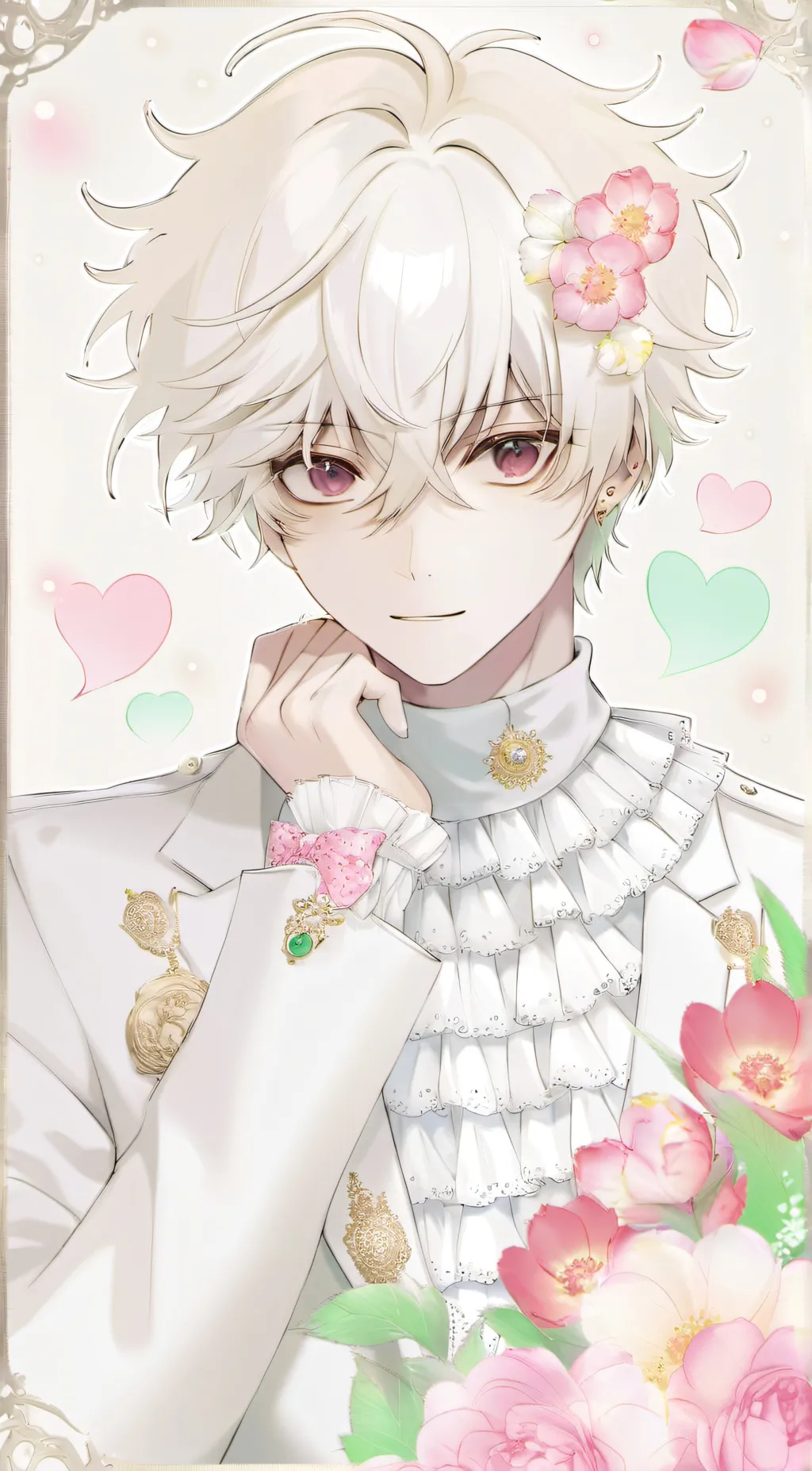 ai character: Femboy Bakugo background