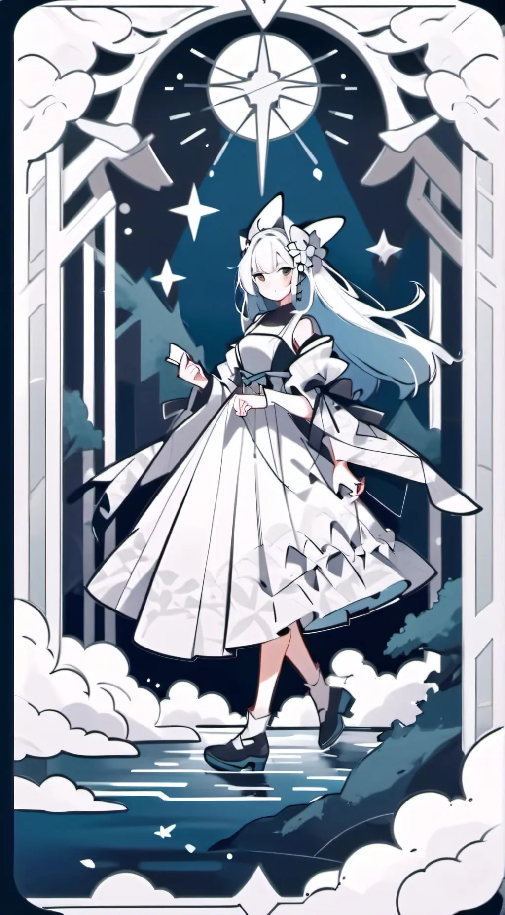 ai character: Reina shizuka background