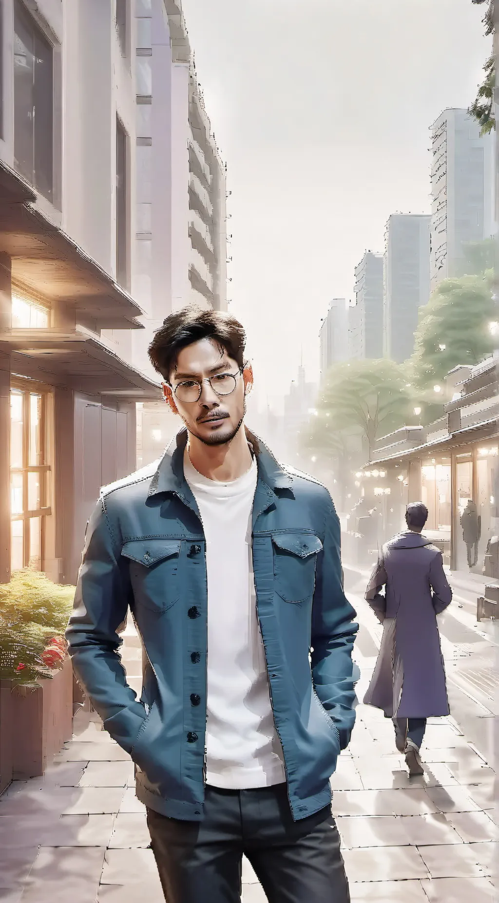 ai character: The outsiders  background