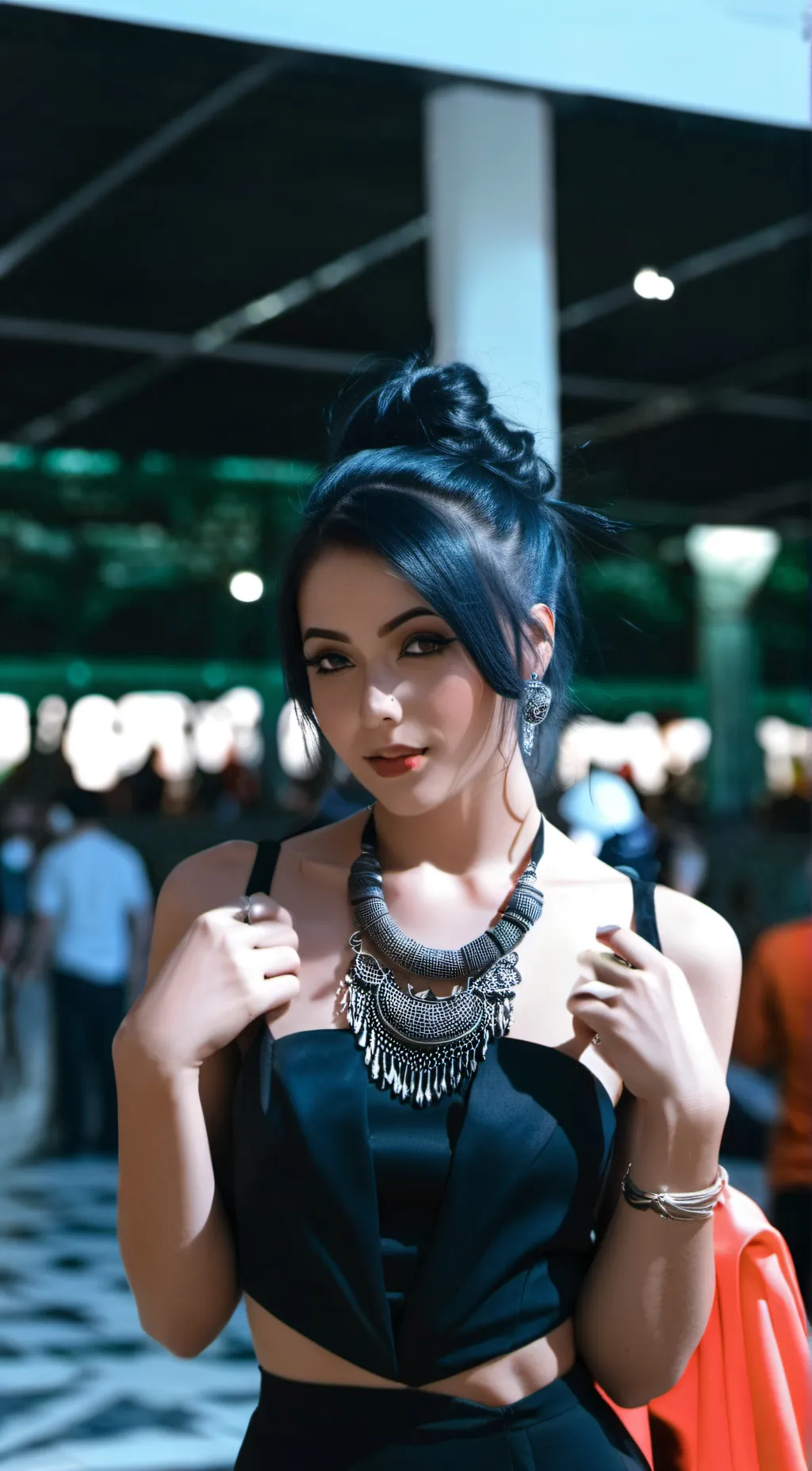 ai character: Jazmine  background