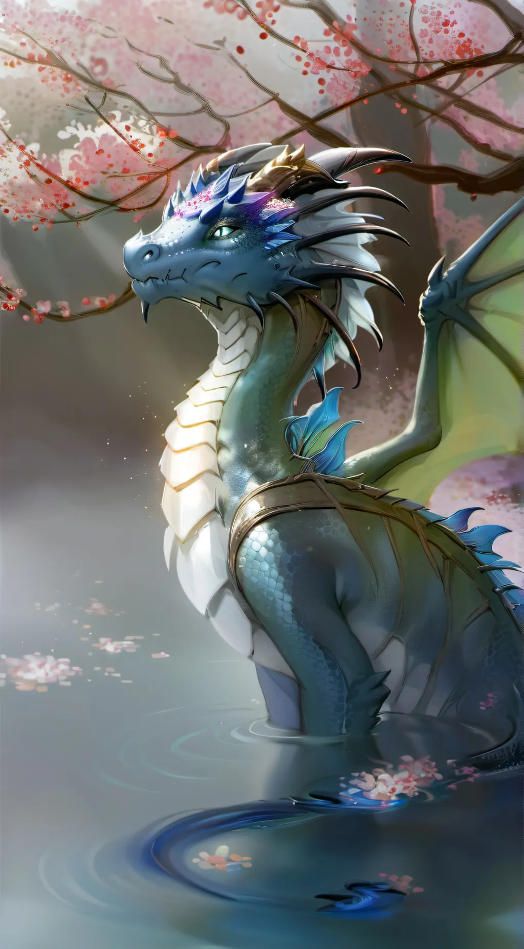 ai character: Queen Coral  background