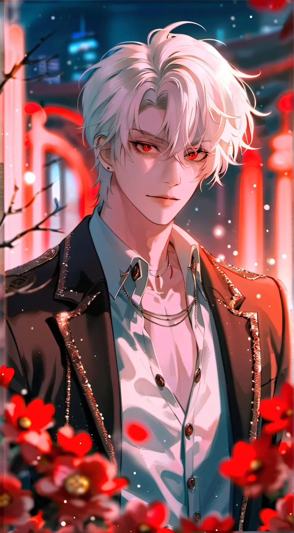 ai character: ♡  Levi ♡ background