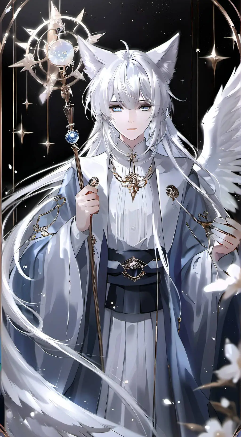 ai character: Yukito\Yue background