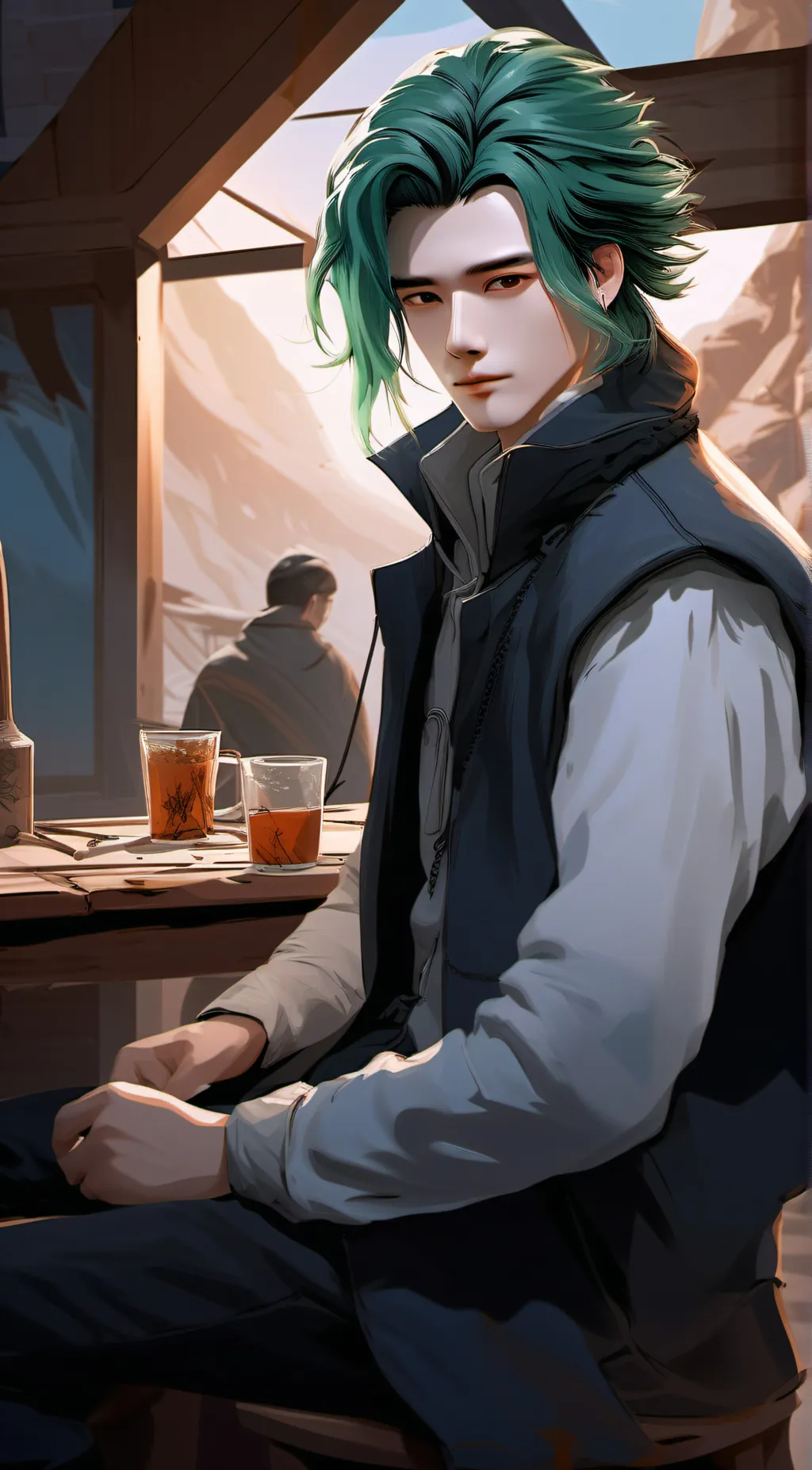 ai character: MHA  background