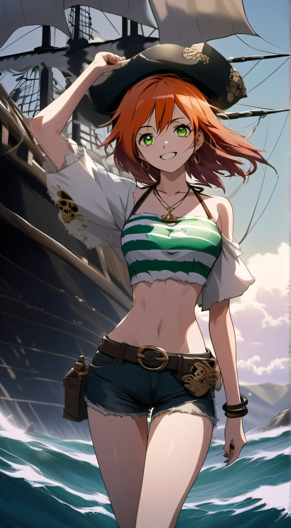 ai character: Nami background