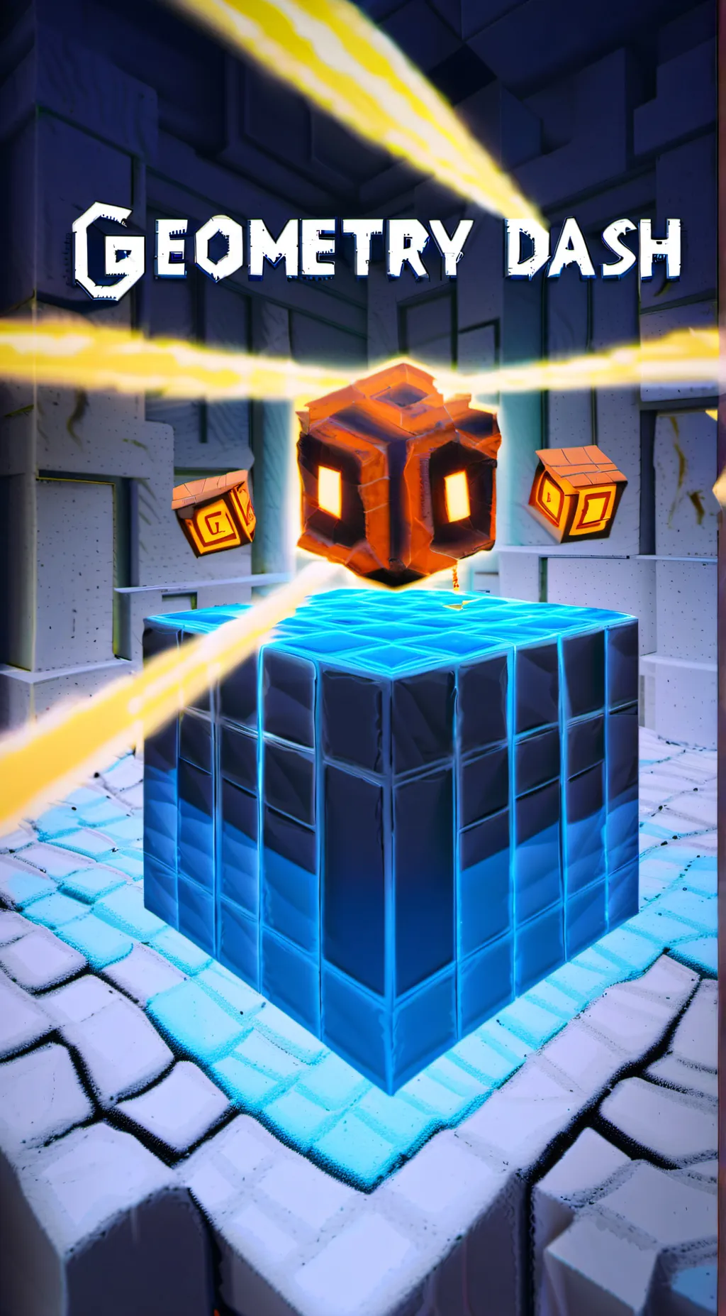 ai character: geometry dash background