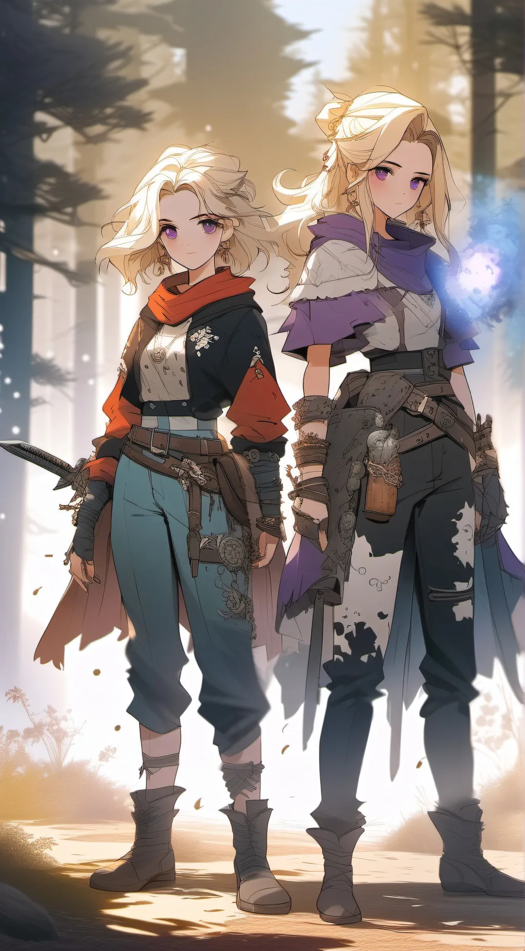 ai character: Sila & Nila background