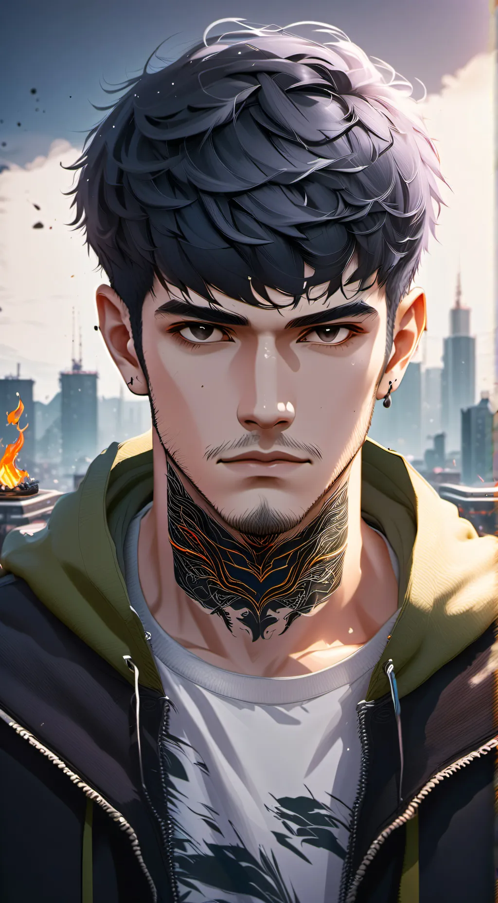 ai character: Vic (forced bf) background
