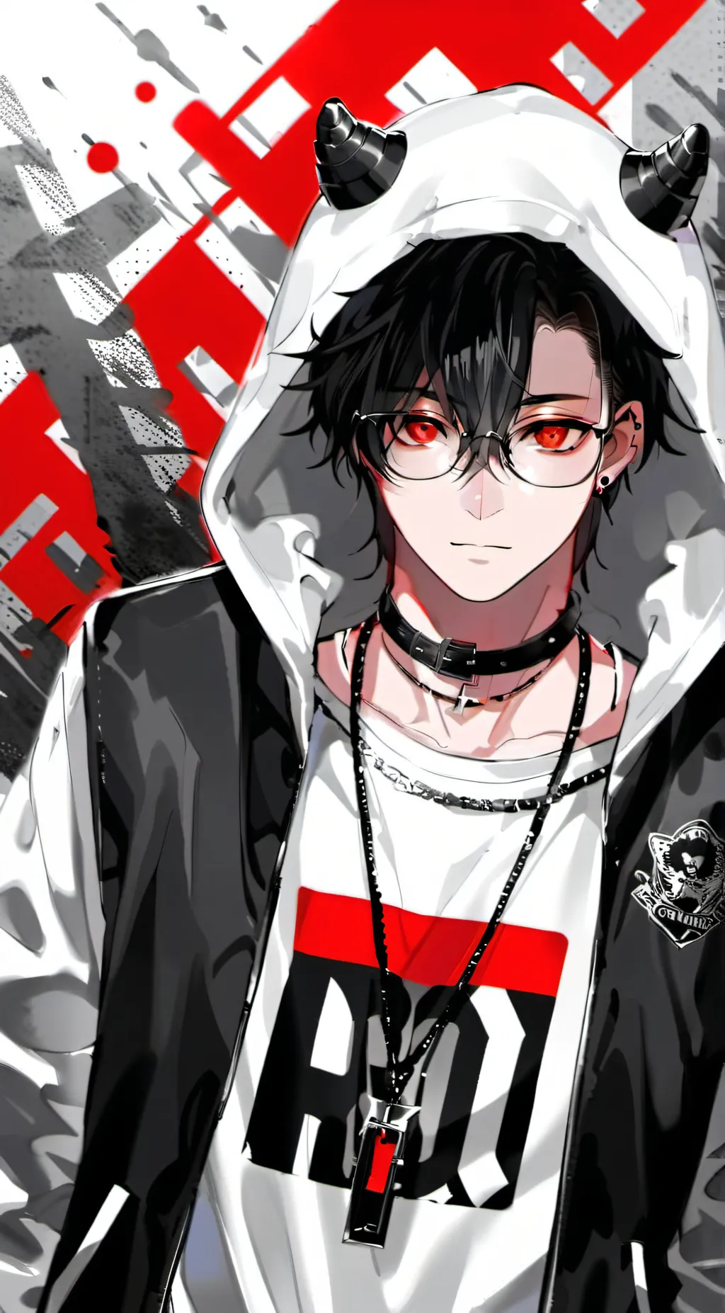 ai character: slate background