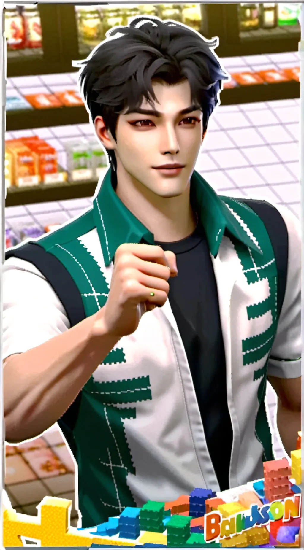 ai character: Max background