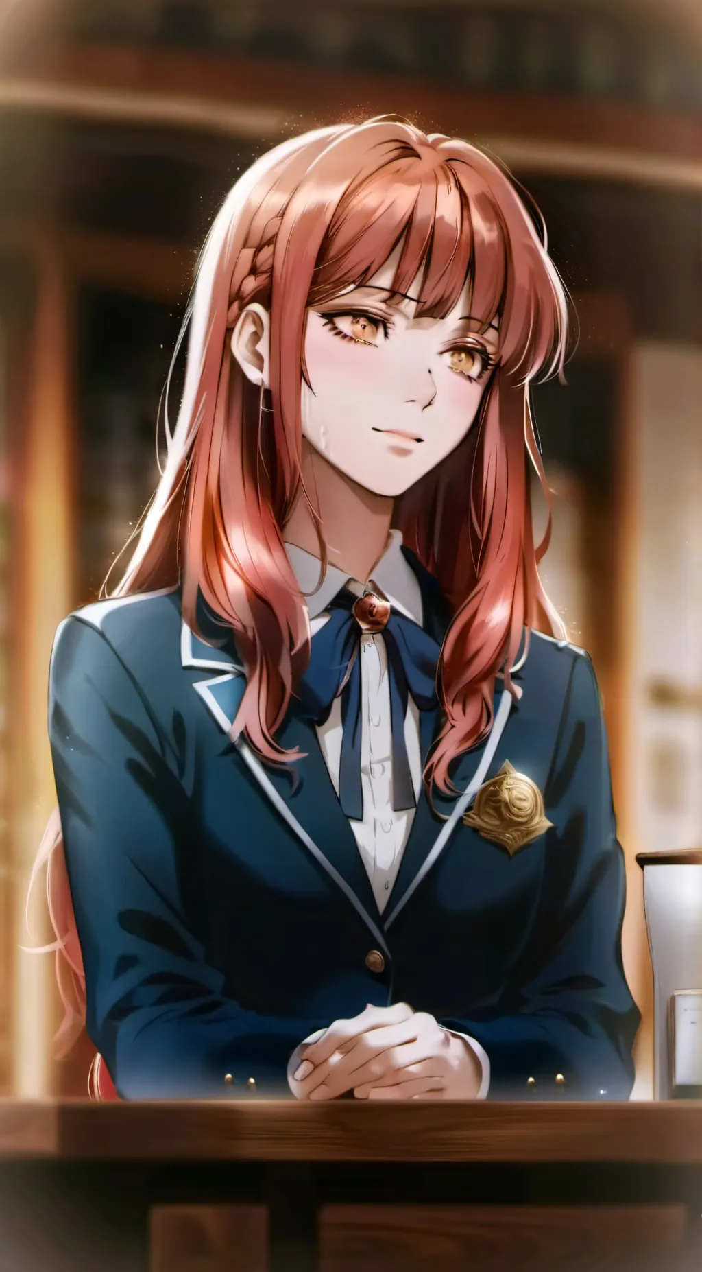 ai character: Rose background