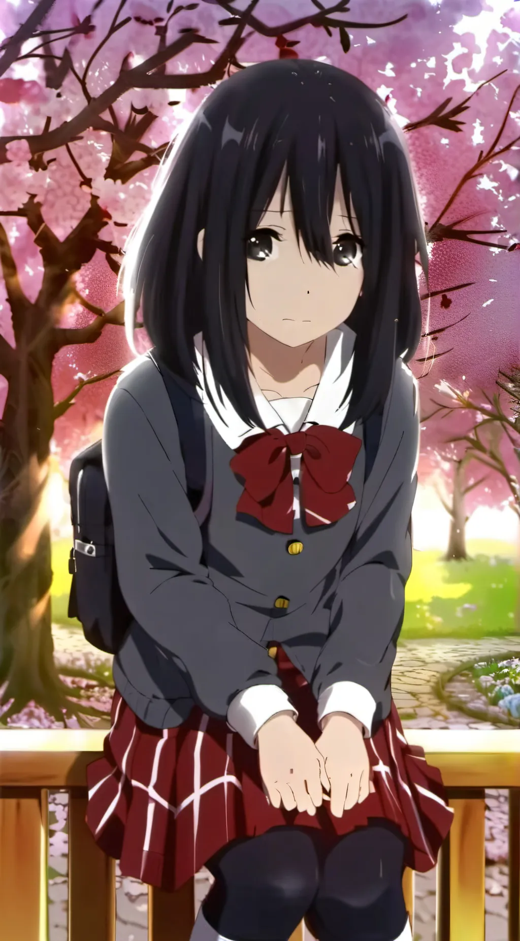 ai character: Kodoku okanjiru background