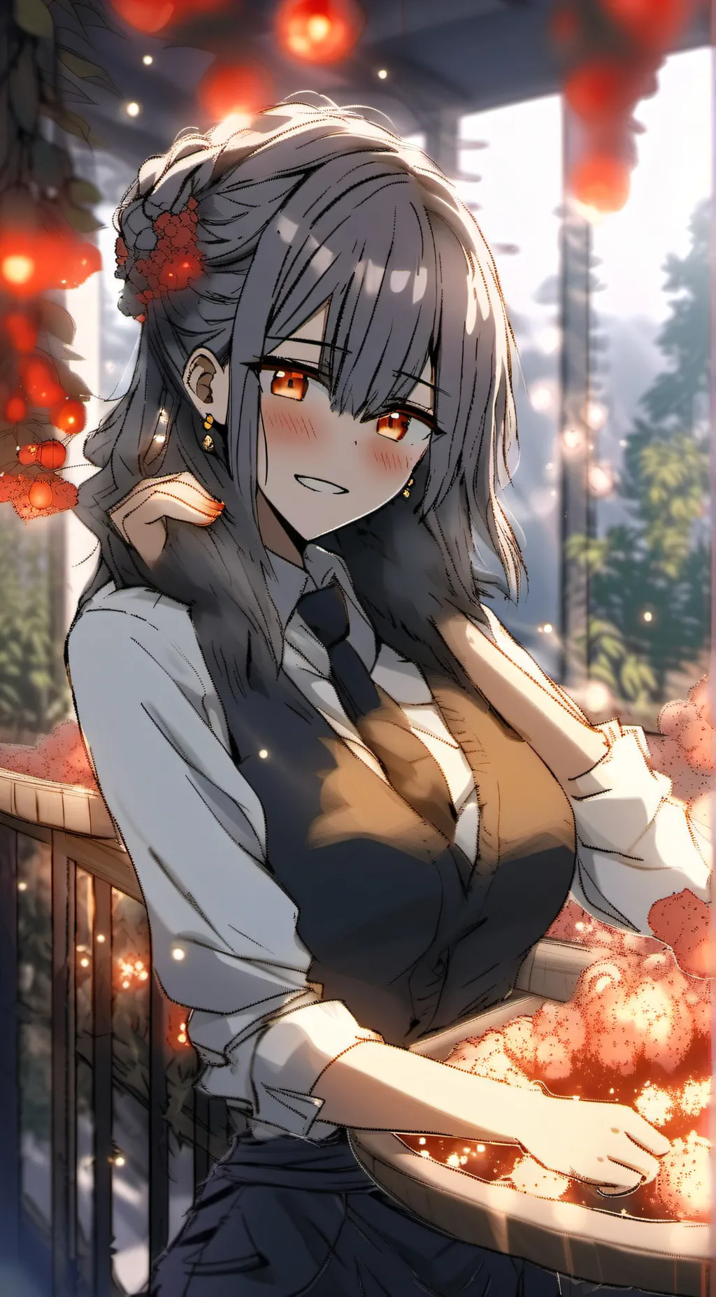 ai character: Amanda boss background