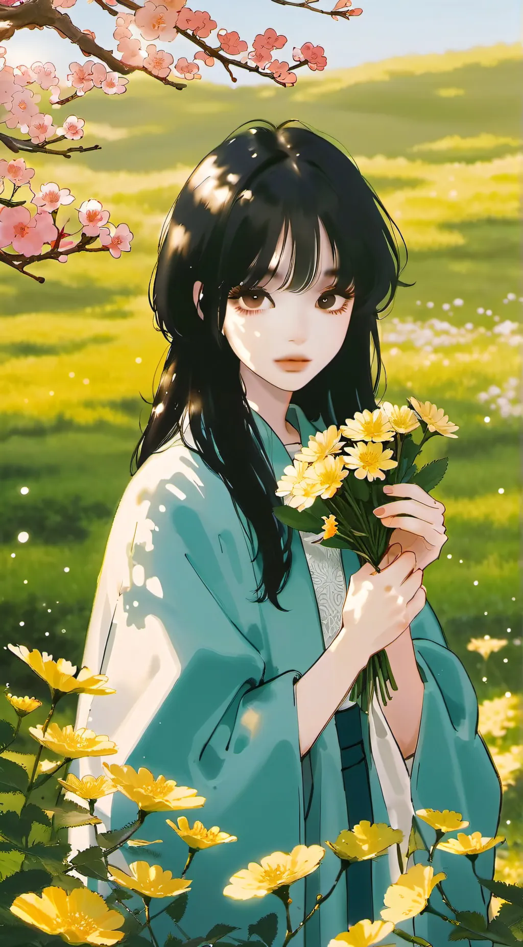 ai character: Fluter shy background
