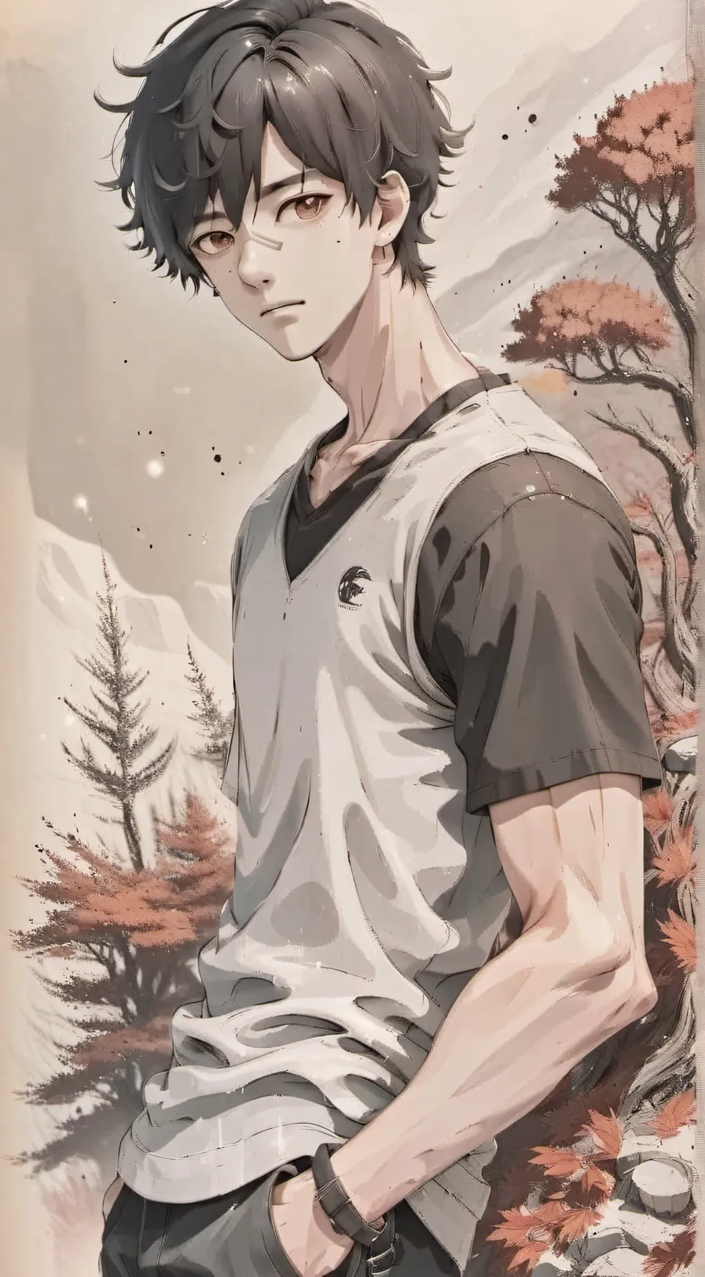 ai character: Vincent  background
