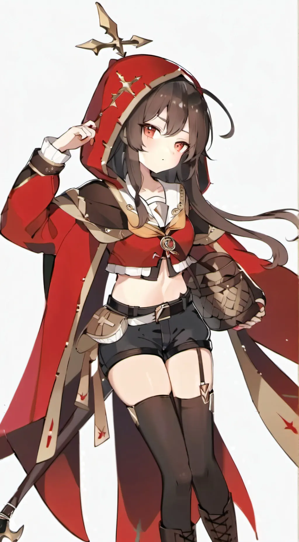 ai character: Amber background
