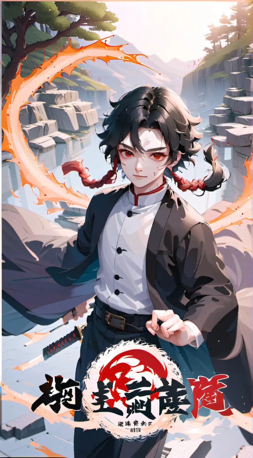 ai character: kny in school ch1 background