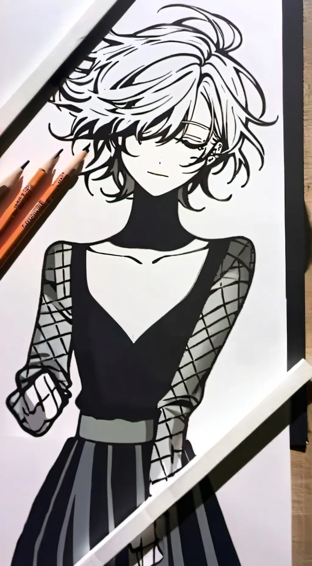 ai character: amber background