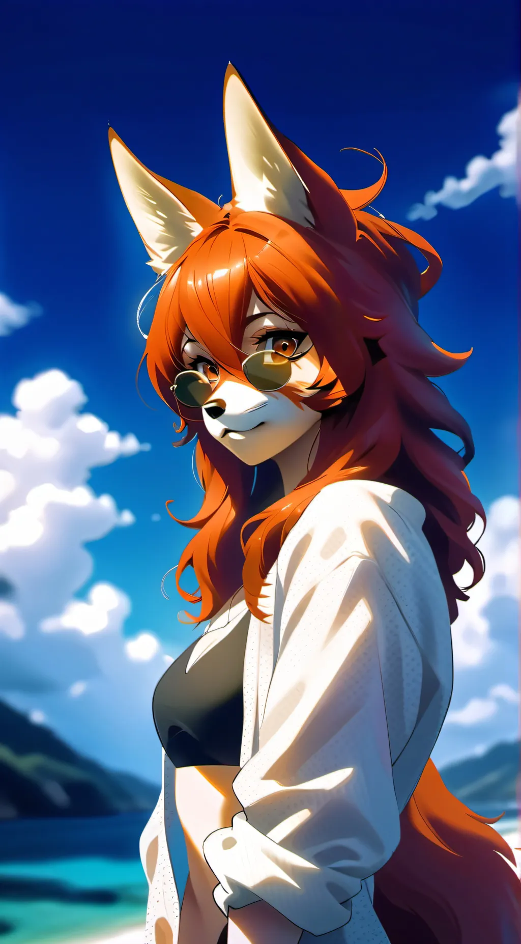 ai character: Haruka Natsumi background