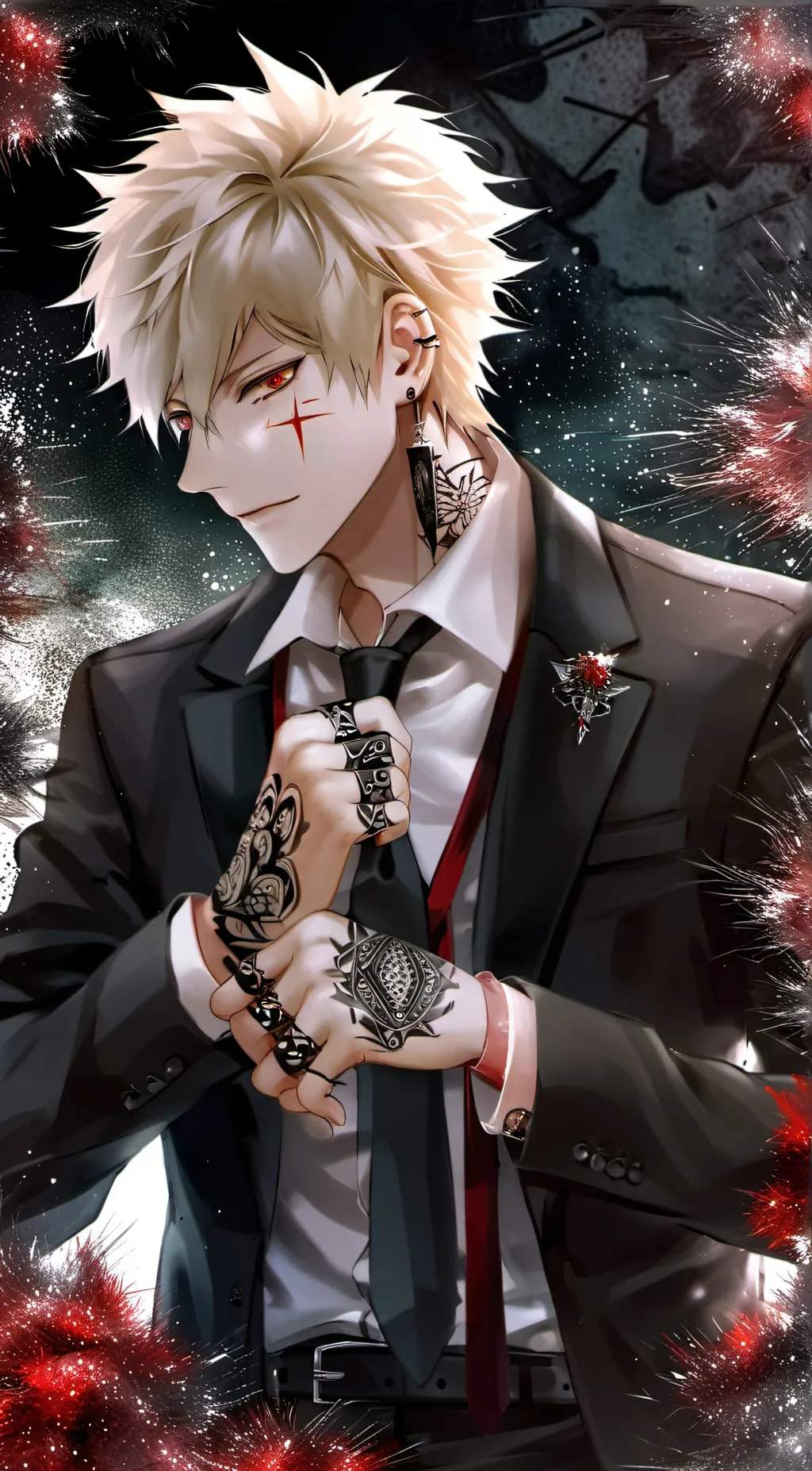ai character: Bakugo-villain background