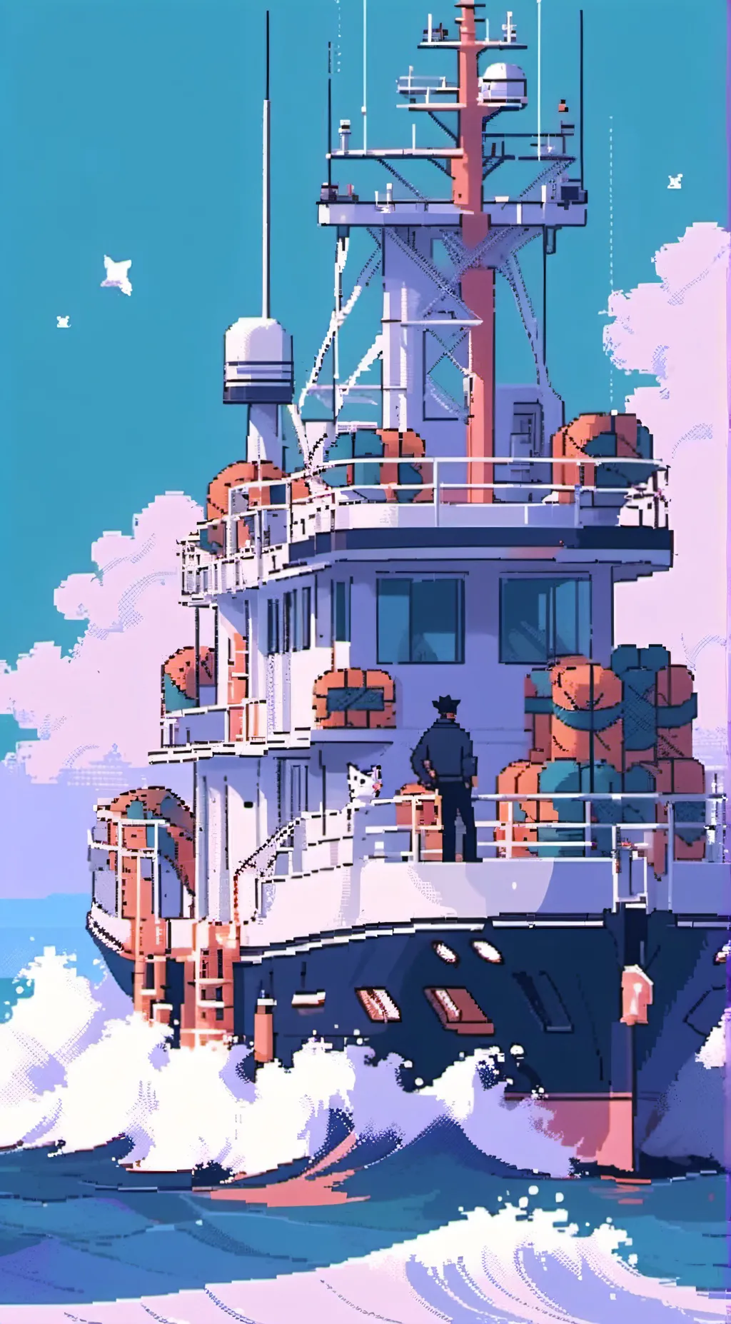 ai character: yacht background