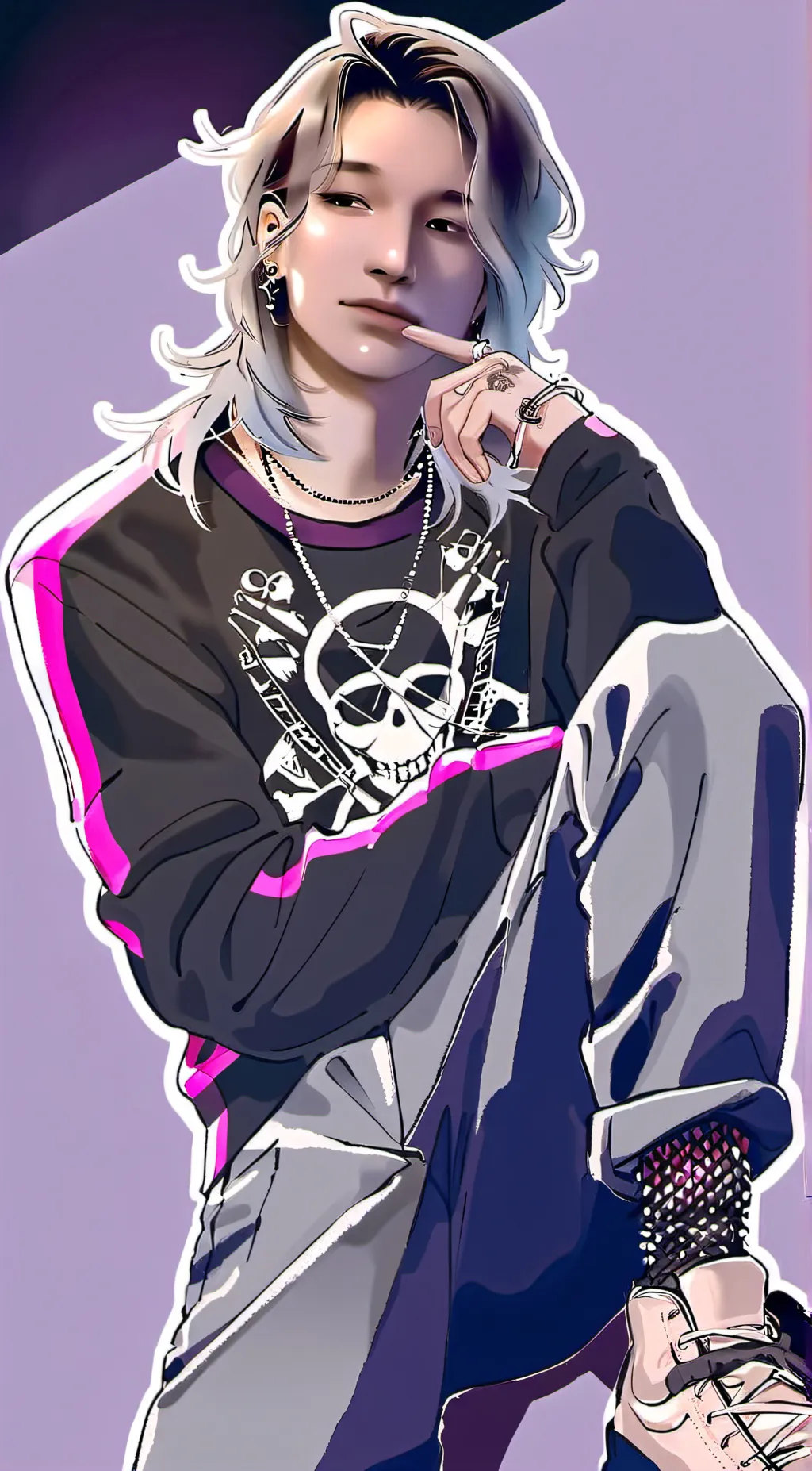 ai character: Chris  background