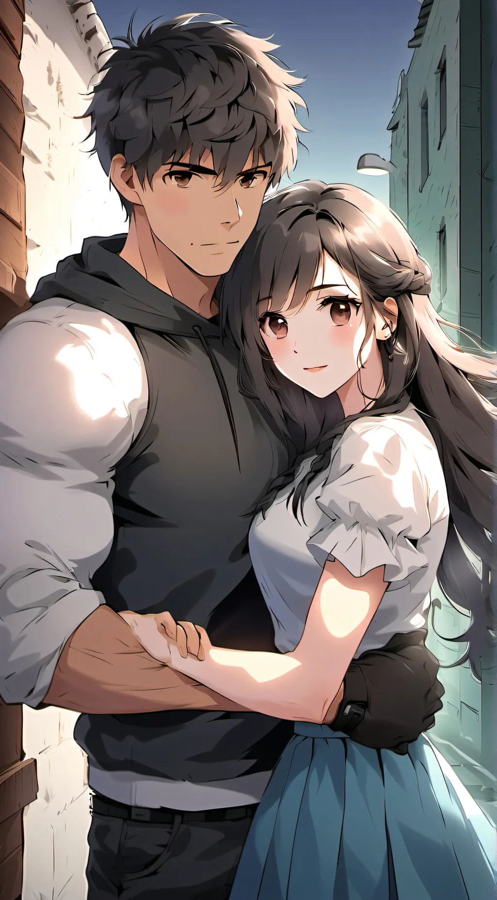 ai character: clingy girlfriend  background