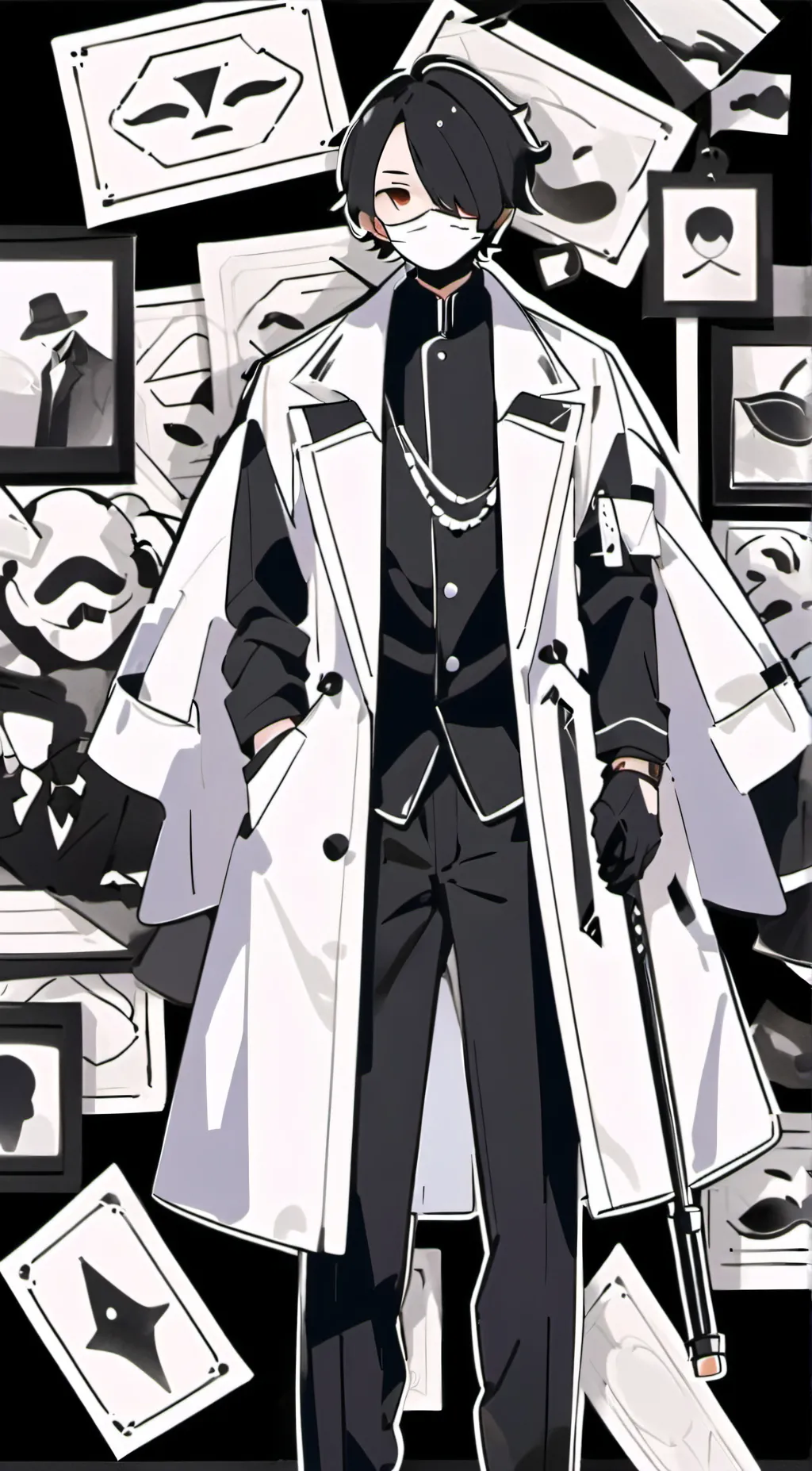 ai character: Yin background