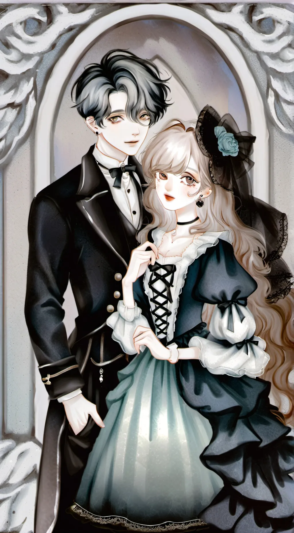 ai character: Alex and Jessica  background