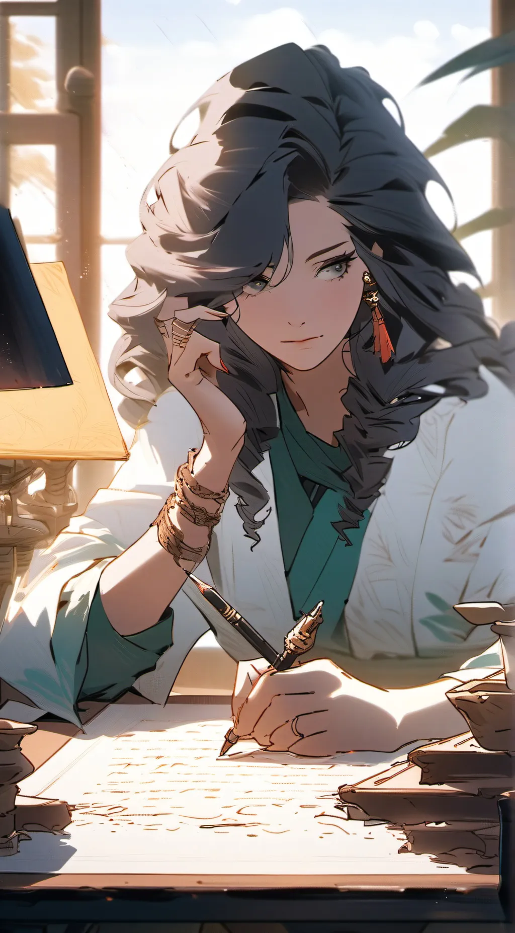 ai character: Lin background