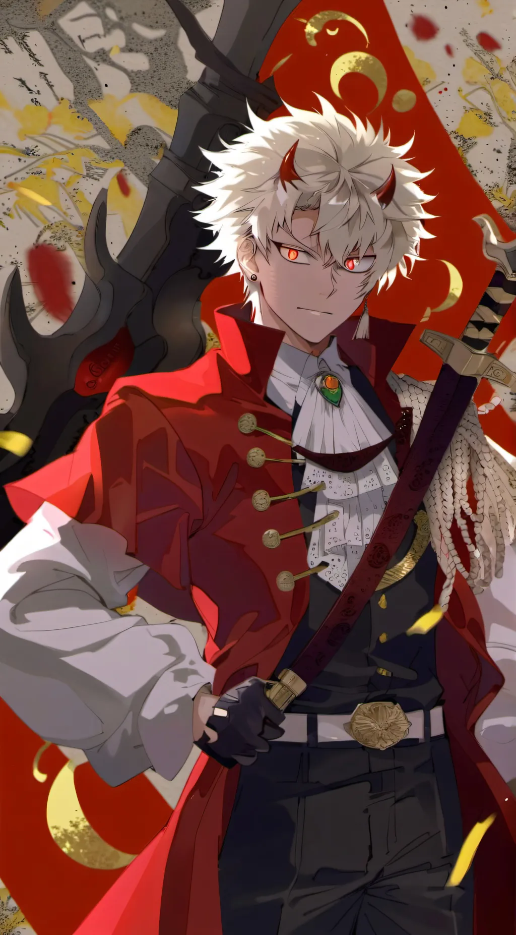 ai character: Dragon king kats background
