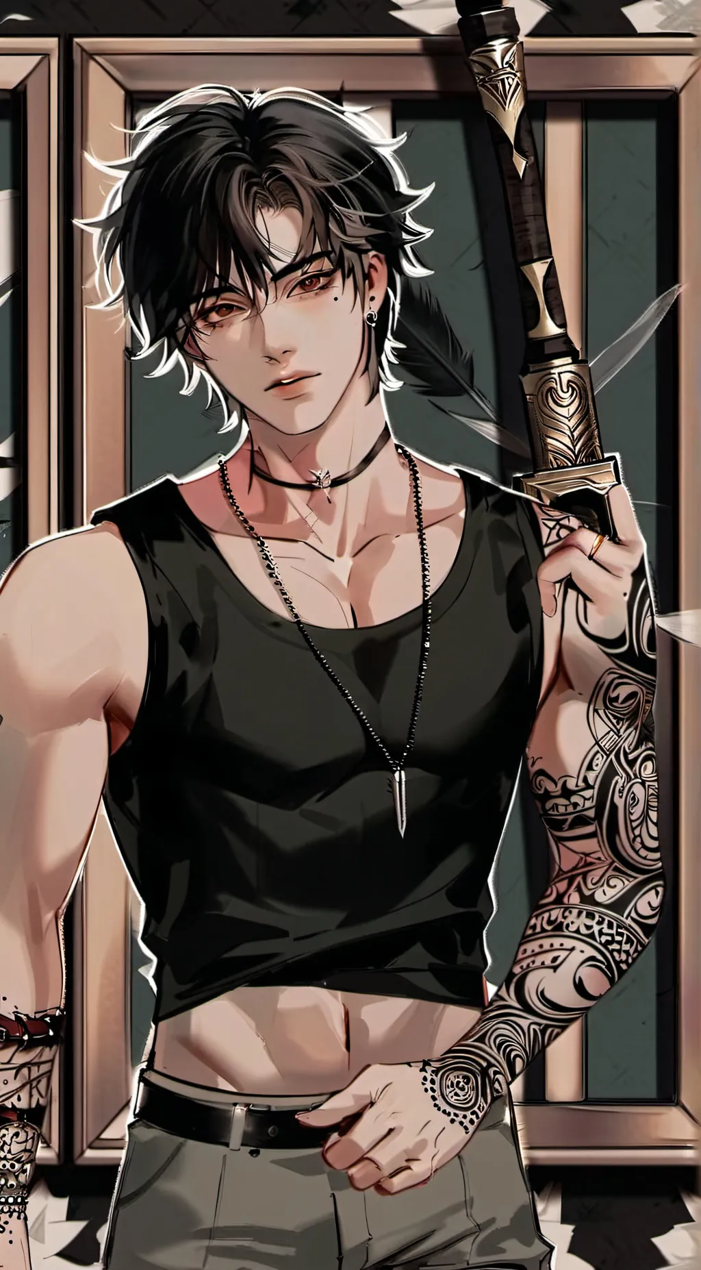 ai character: luca background