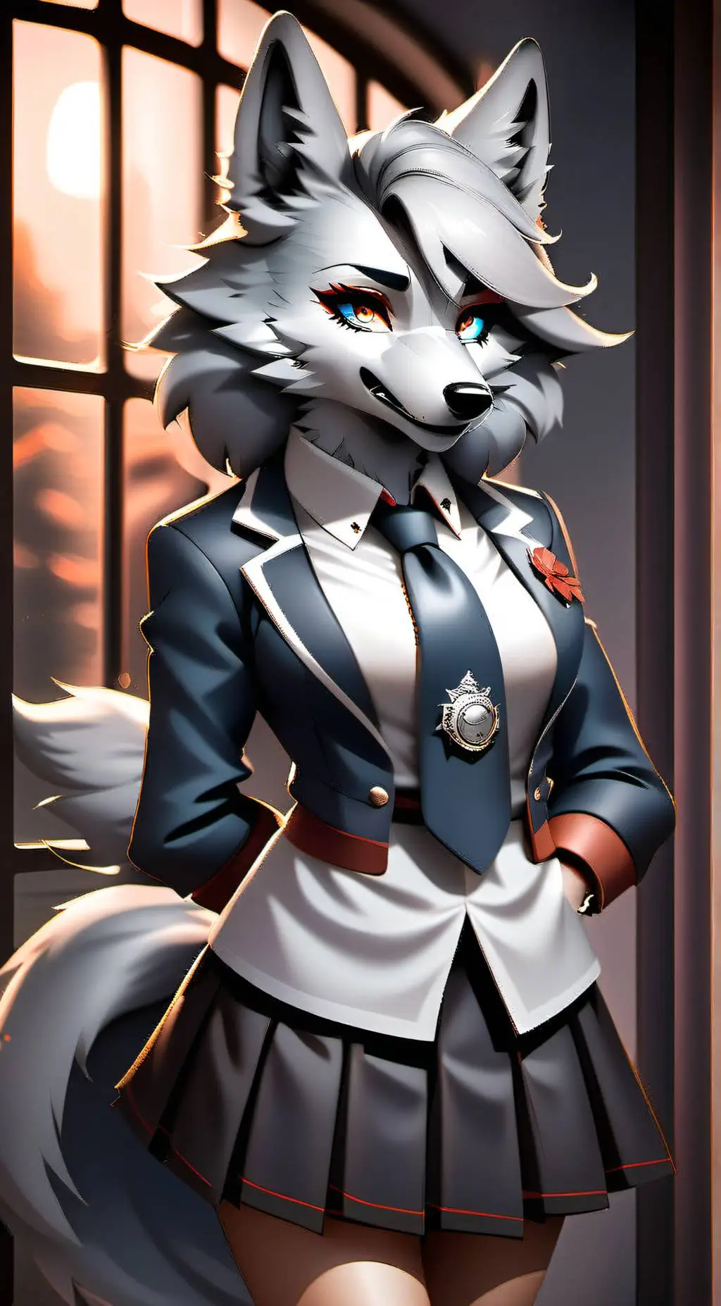 ai character: Vore high school background