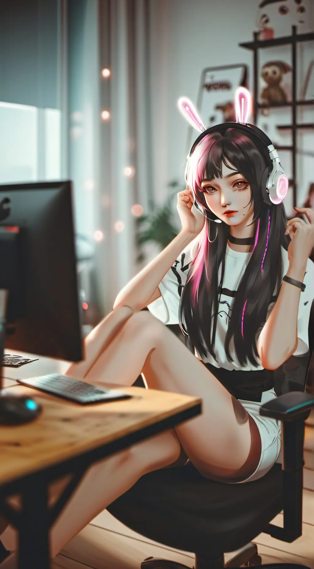ai character: Favorite streamer background